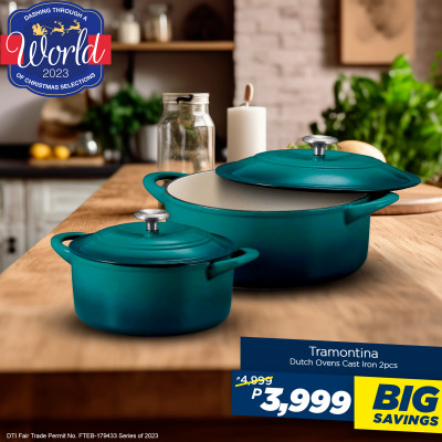 Tram 2Pc Cast Iron Dutch Oven