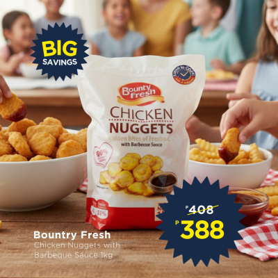 Bountry Fresh Chicken Nuggets With Barbeque Sauce 1Kg