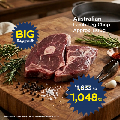 Australian Lamb Leg Chop Approx. 800G