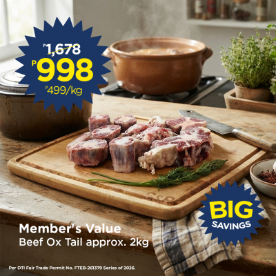 Member's Value Beef Ox Tail Approx. 2Kg