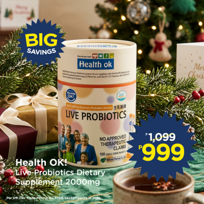Health Ok!  Live Probiotics Dietary Supplement 2000Mg