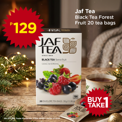 Jaf Tea Black Tea Forest Fruit 20 Tea Bags