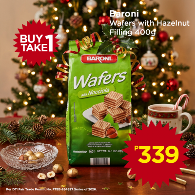 Baroni  Wafers With Hazelnut Filling 400G