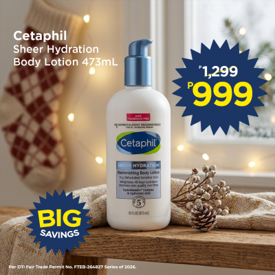 Cetaphil Sheer Hydration Body Lotion 473Ml
