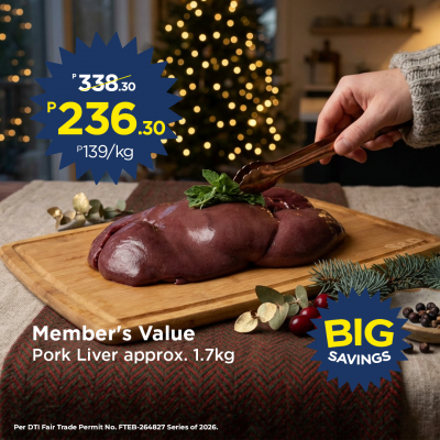 Member's Value Pork Liver Approx. 1.7Kg