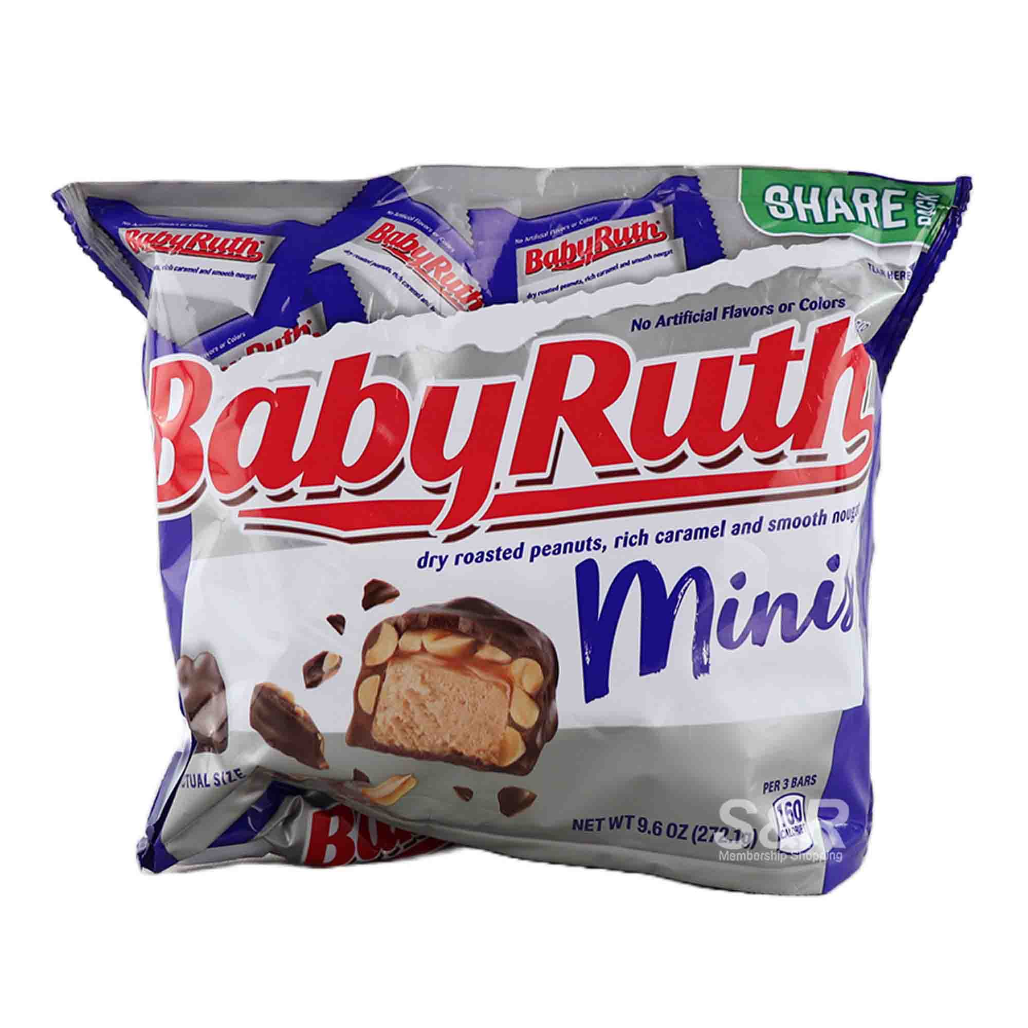 Baby Ruth Minis Candy Bar 272.1g