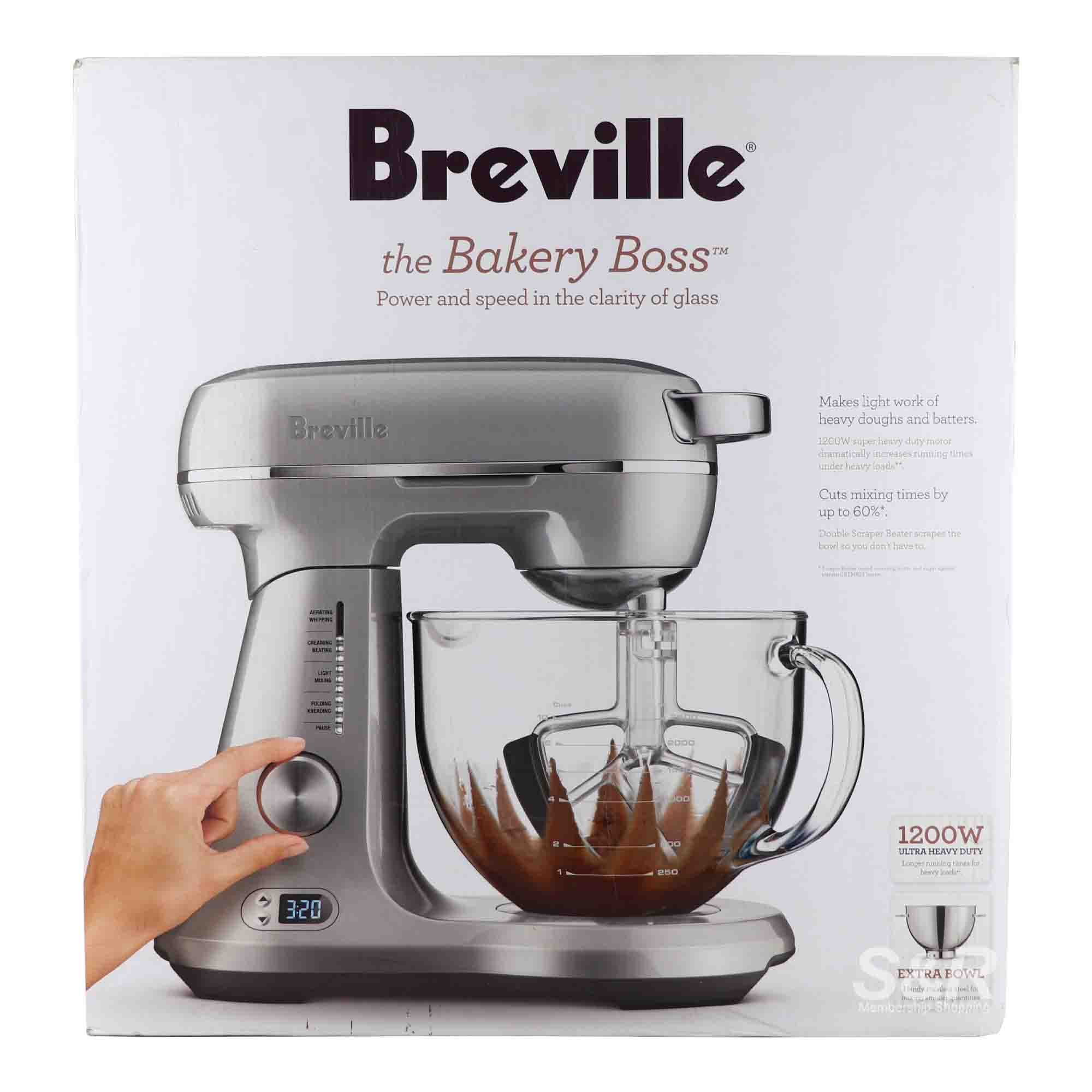 NEW Breville BEM825BAL the Bakery Chef Mixer RARE 'BRUSHED METAL'  21614056962