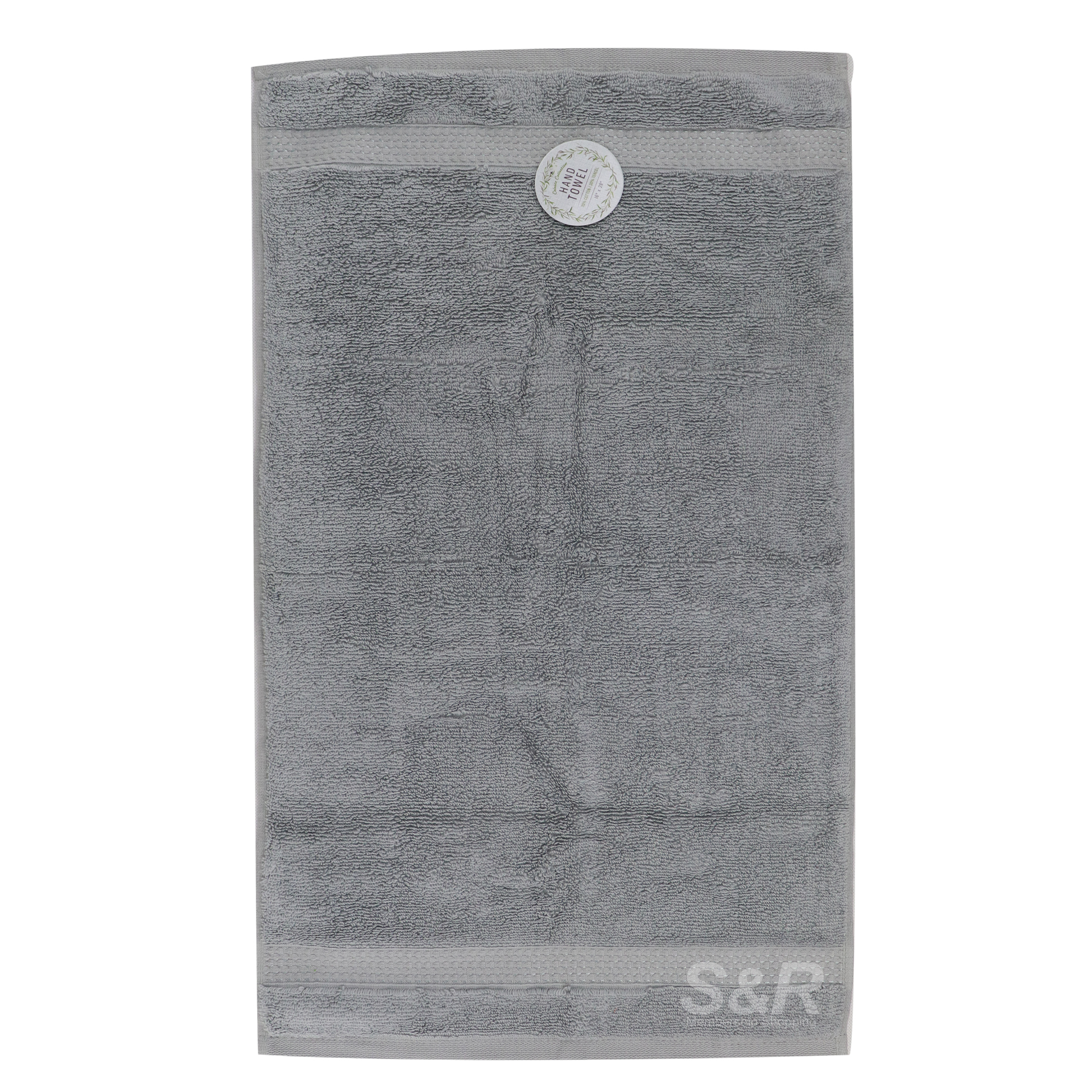 R+R Hand Towel, 16 x 28, Dark Gray