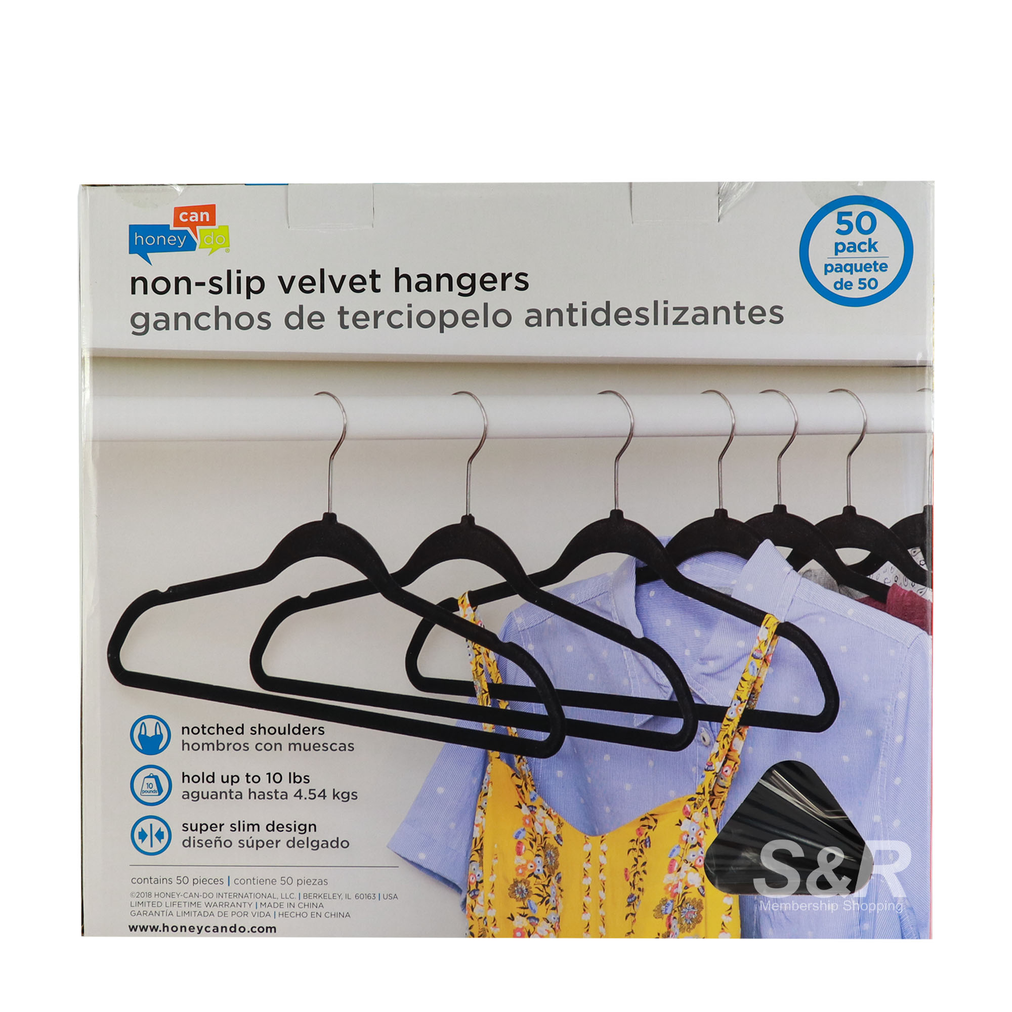 Flocked Hangers - Two 50-packs