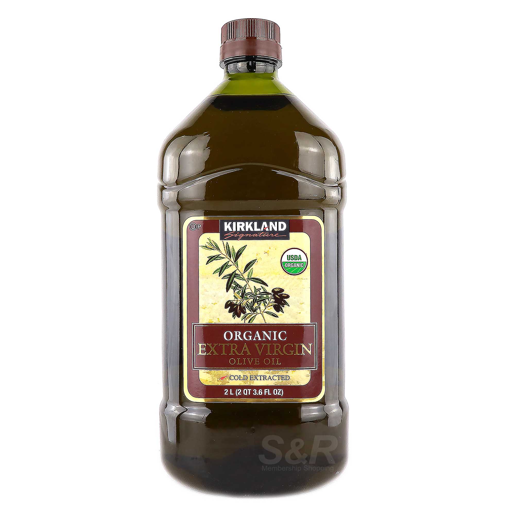 Kirkland Signature Organic Extra Virgin Olive Oil - 2 L bottle