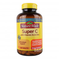 Nature Made Super C with Vitamin D3 and Zinc 200 tablets