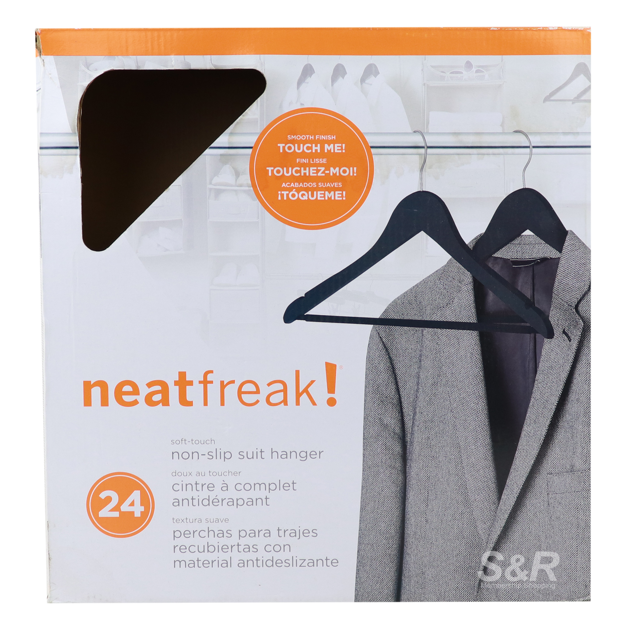 neatfreak 24-Pack Plastic Clothing Hanger (White) at