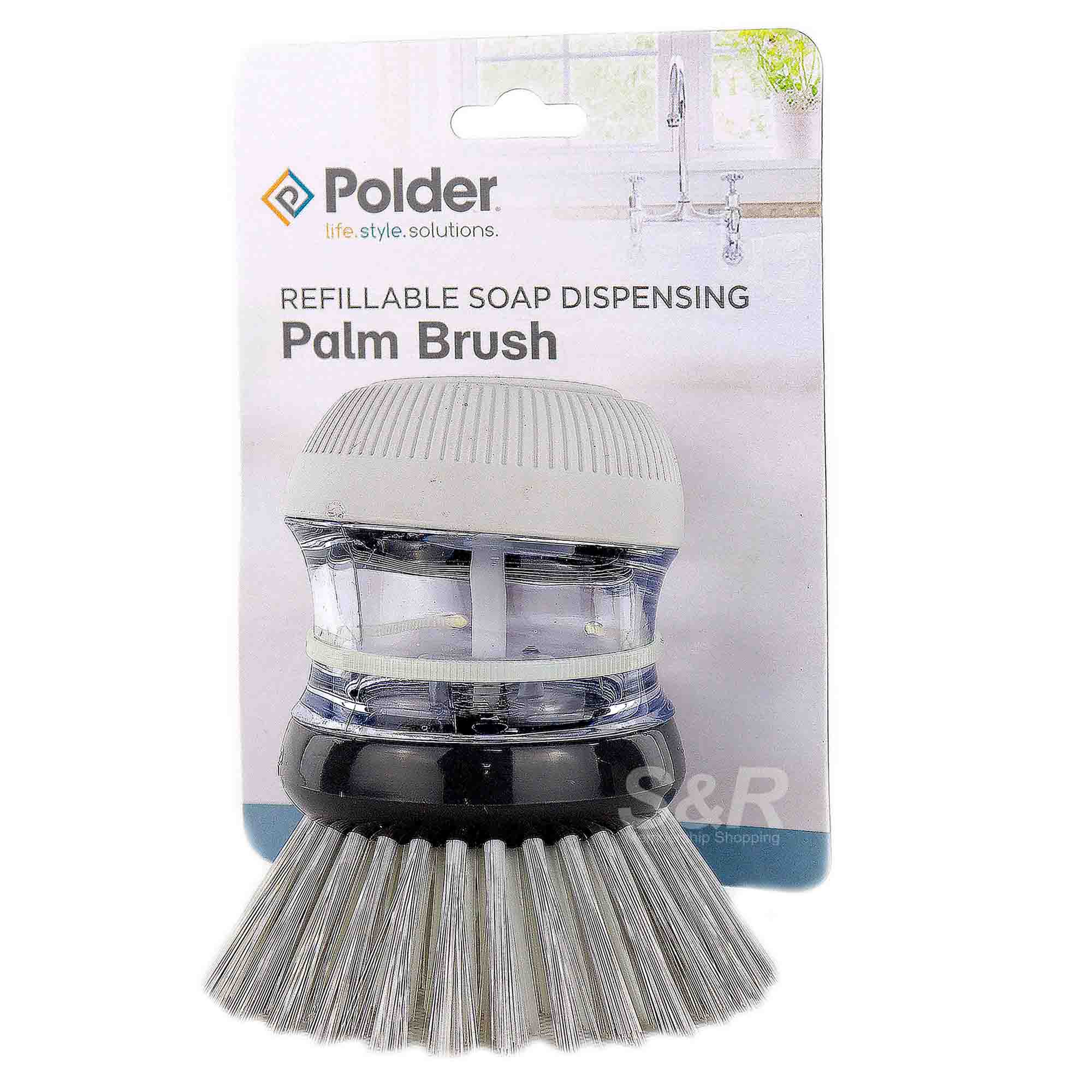 Soap Dispensing Palm Brush  Polder Products UK - life.style.solutions