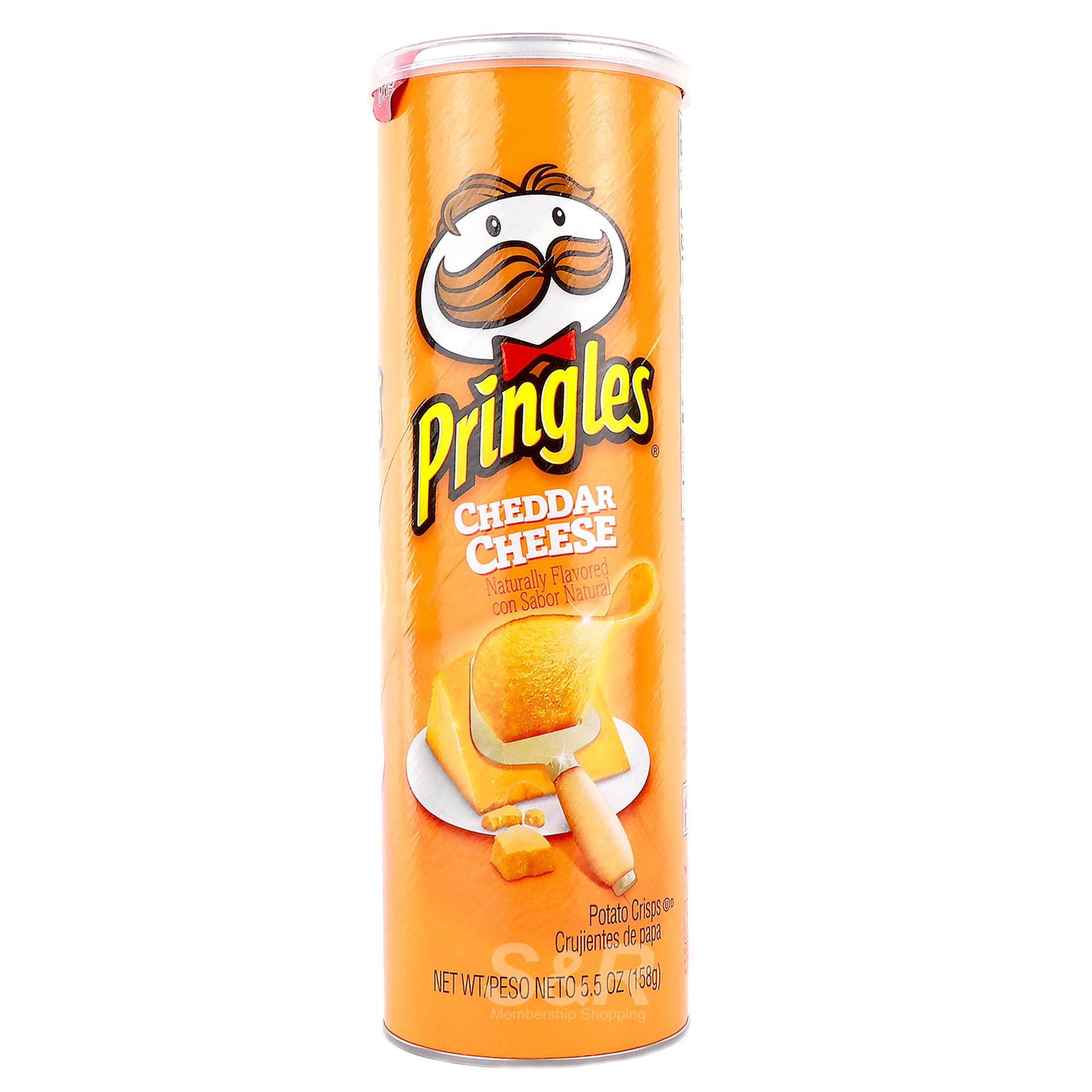 Pringles Cheddar Cheese Flavor Potato Crisps 158g