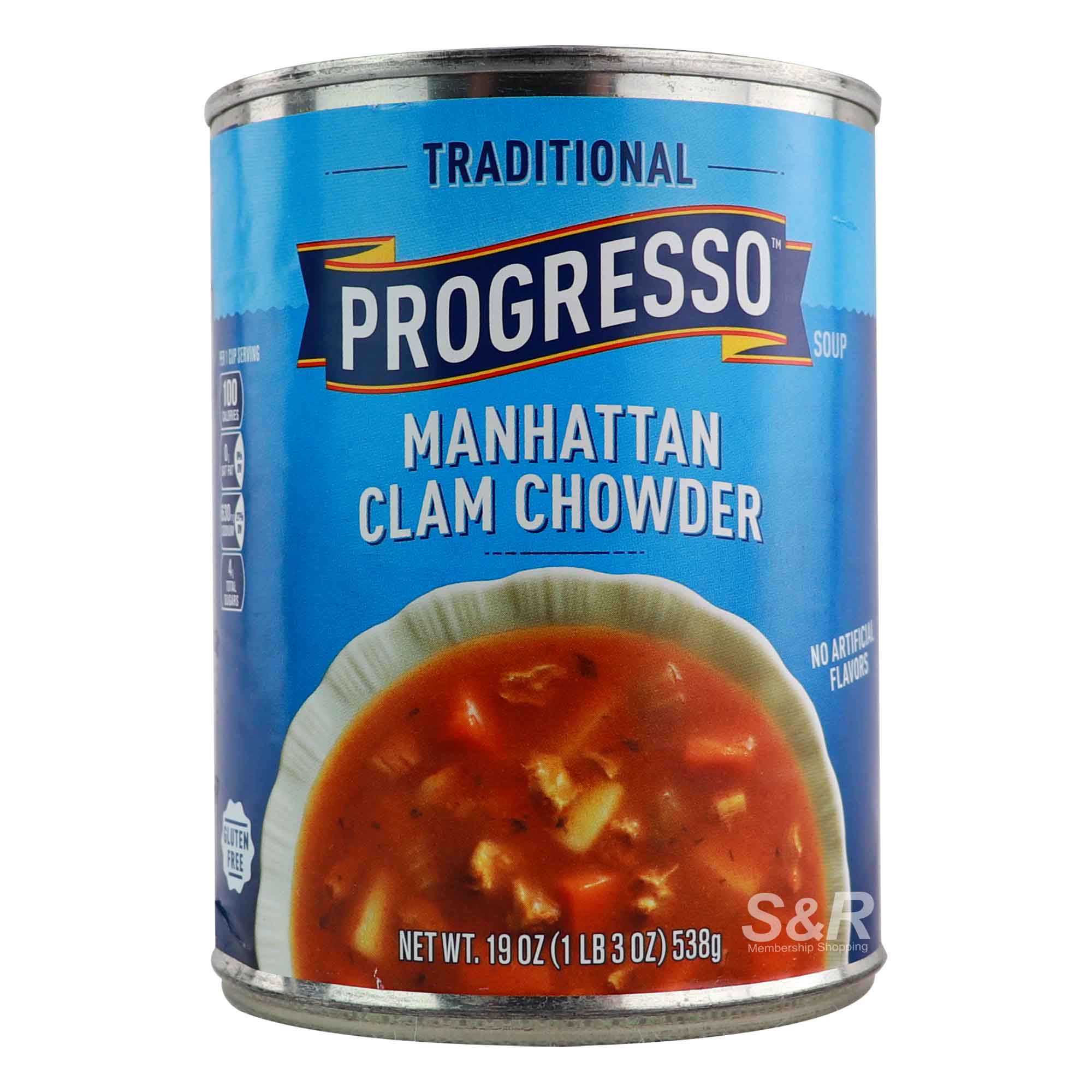 Progresso Manhattan Clam Chowder Soup 538g