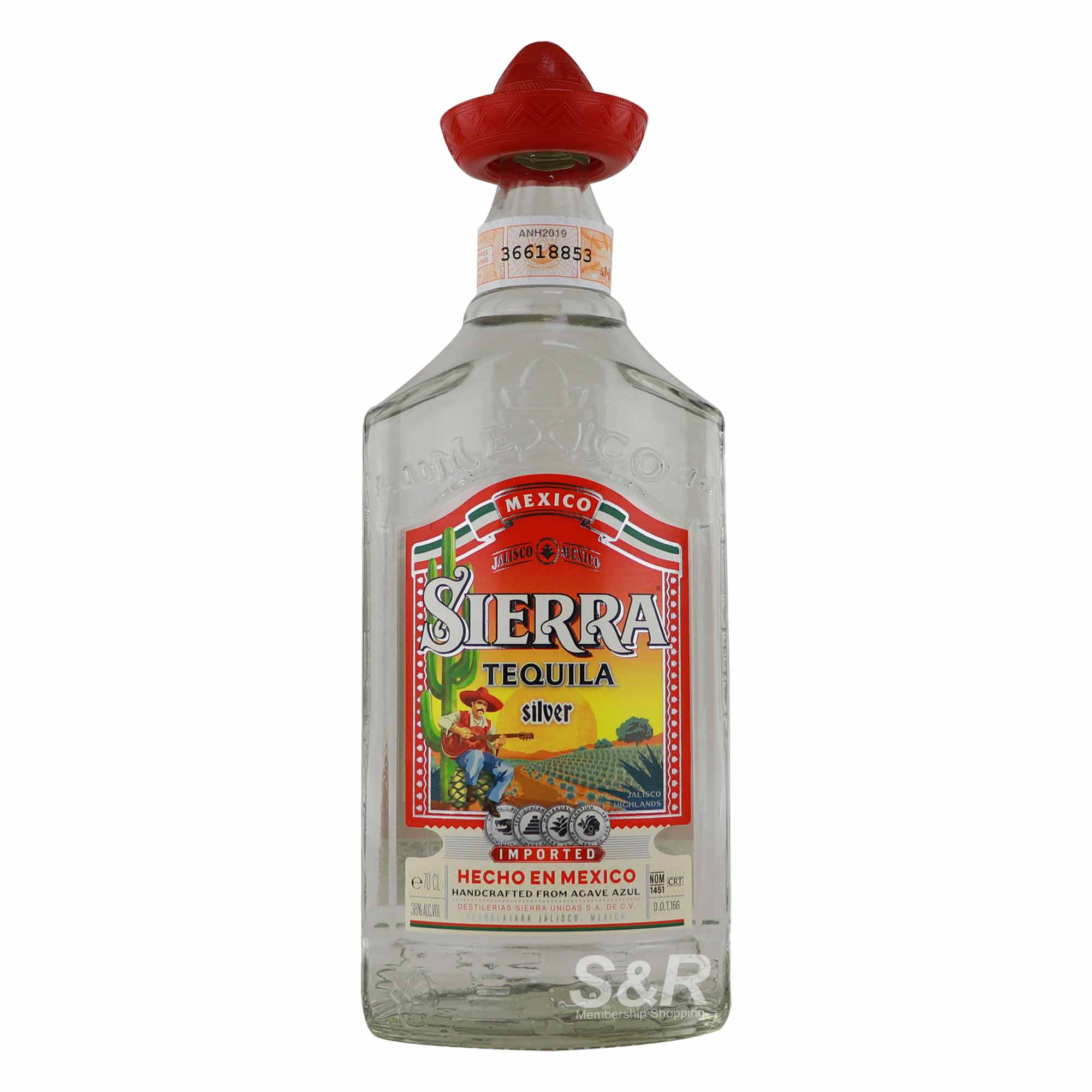 700mL Tequila Sierra Silver