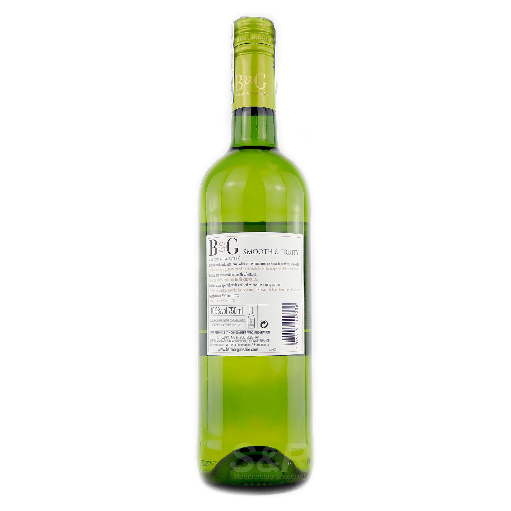 B&G White Wine Sauvignon Blanc