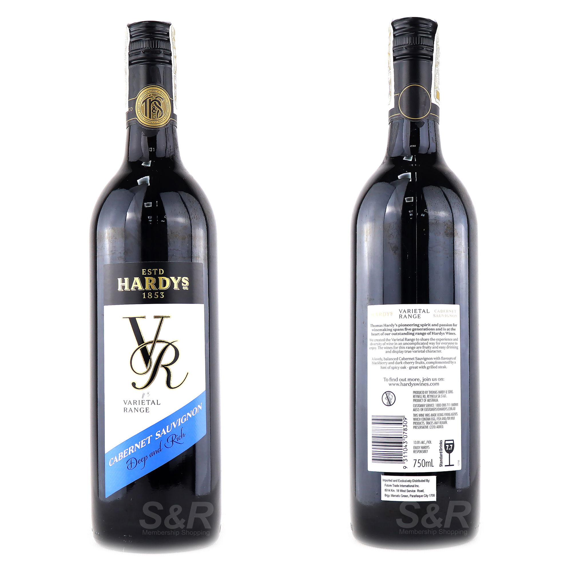 Hardys Varietal Range Sauvignon Deep and Rich Red Wine 750mL Hardys Varietal Range Sauvignon Deep and Rich Red Wine 750mL