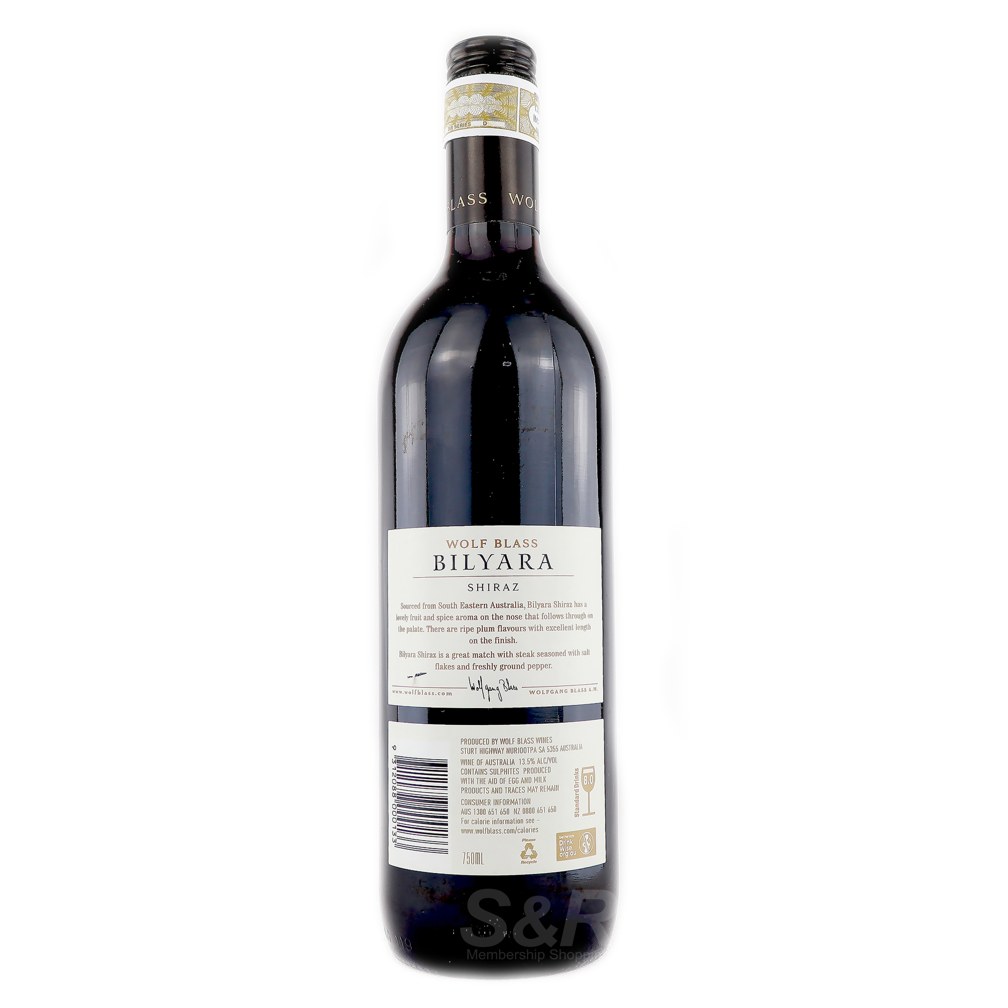 Wolf Blass Bilyara Shiraz