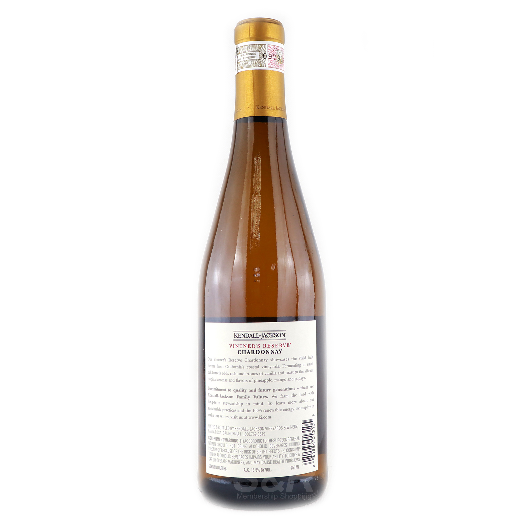 KENDALL-JACKSON VINTNER'S RESERVE 6本セット 【公式ストア