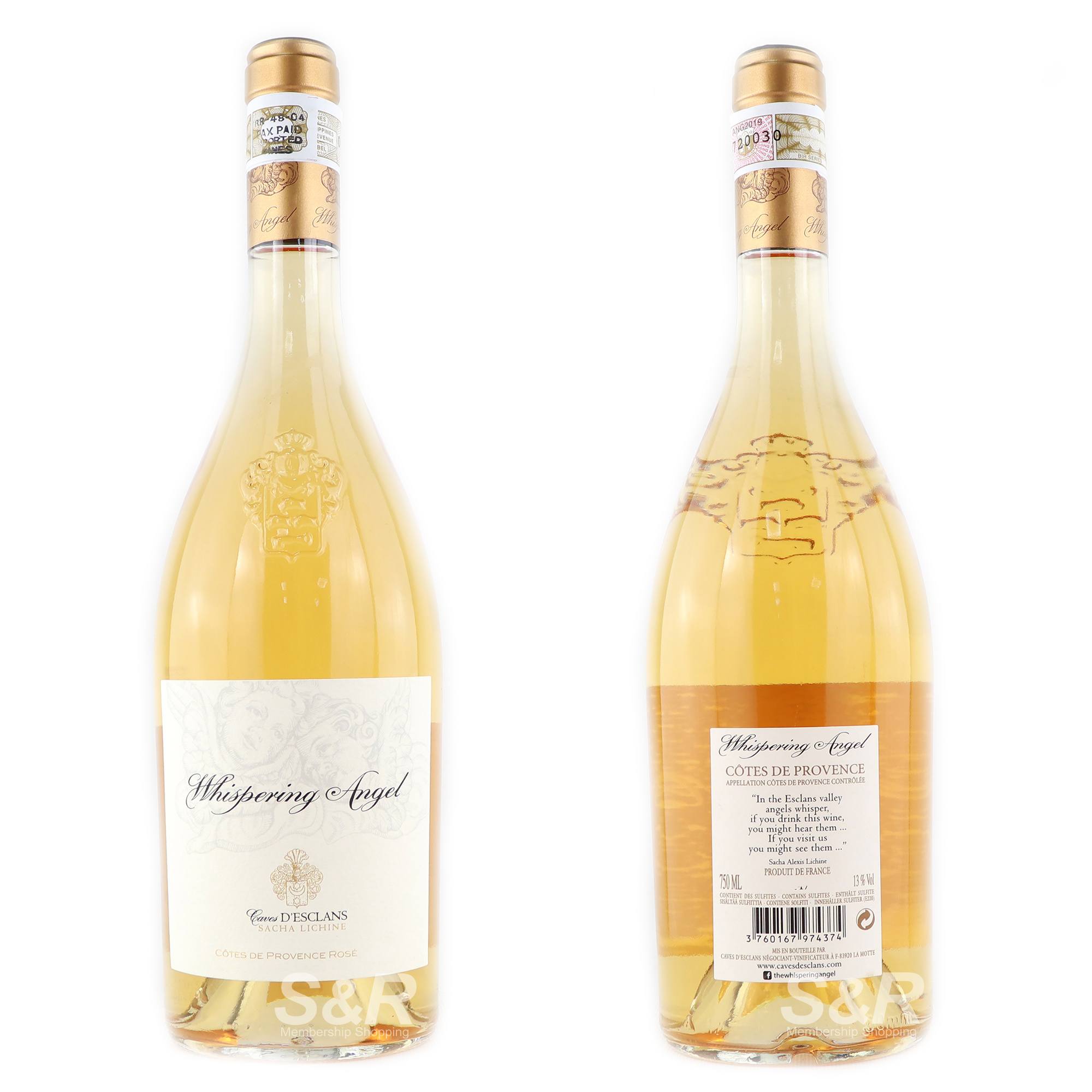 Chateu D'Esclans Whispering Angel Rose Wine 750mL