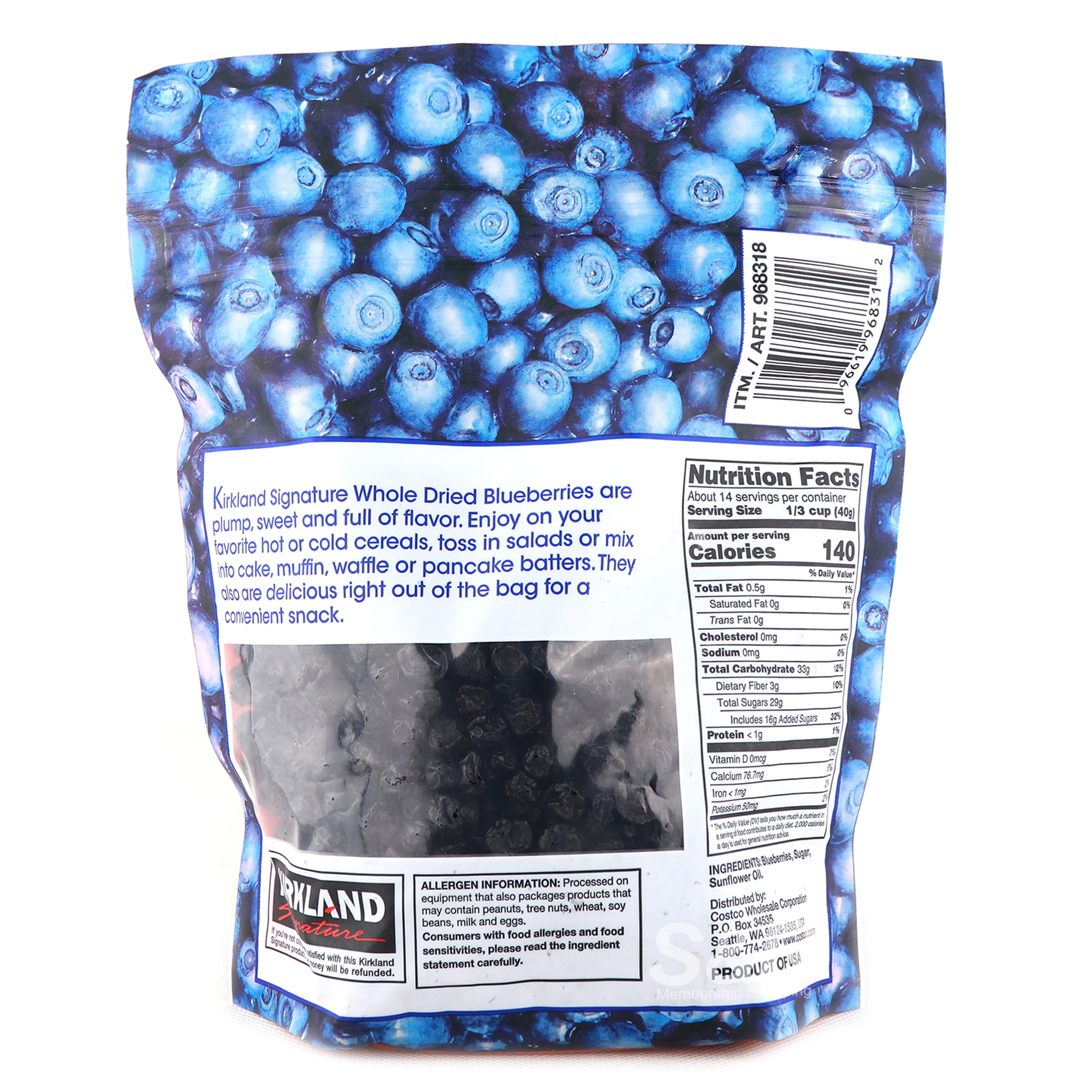 Whole Dried Blueberries