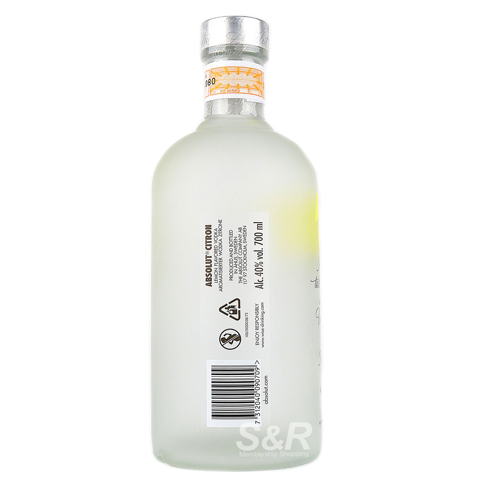 Absolut Citron Lemon