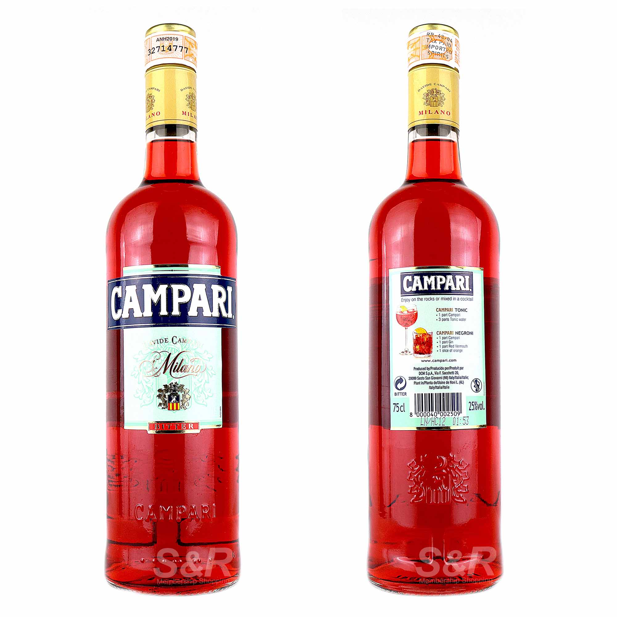 Campari Milano Bitter Liqueur
