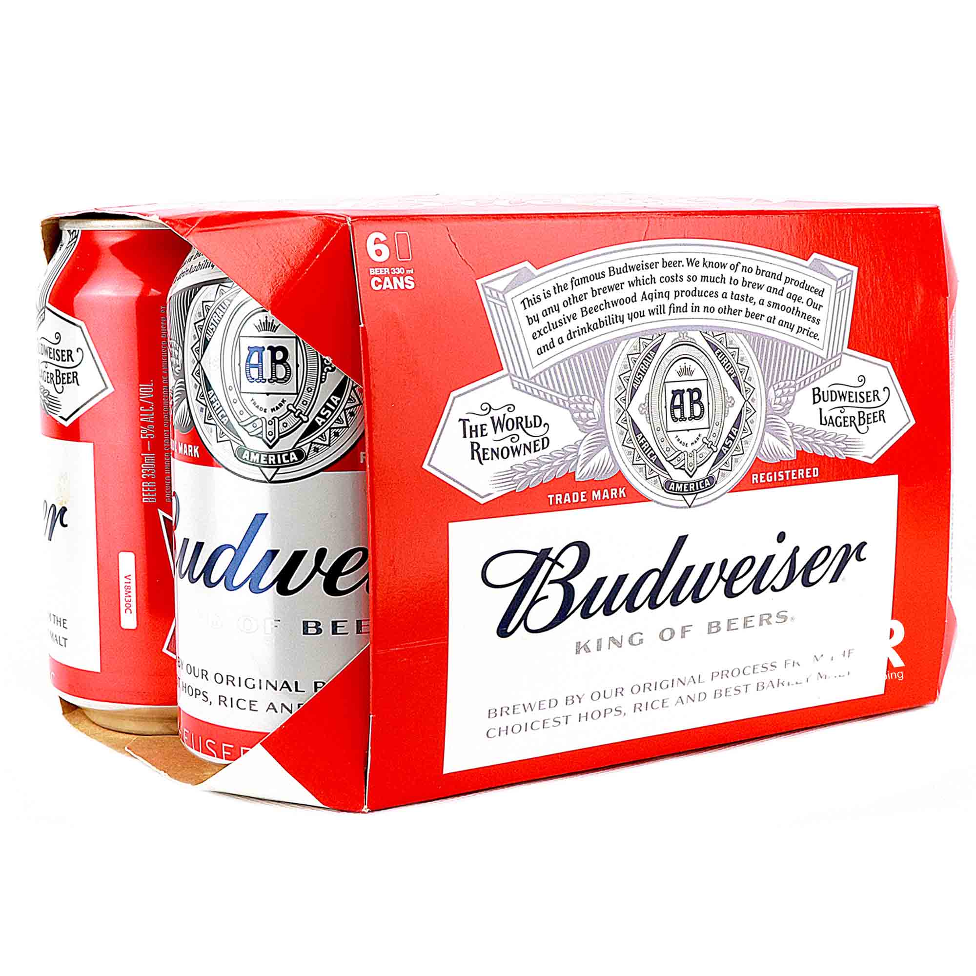 Budweiser Lager Beers 6 Cans