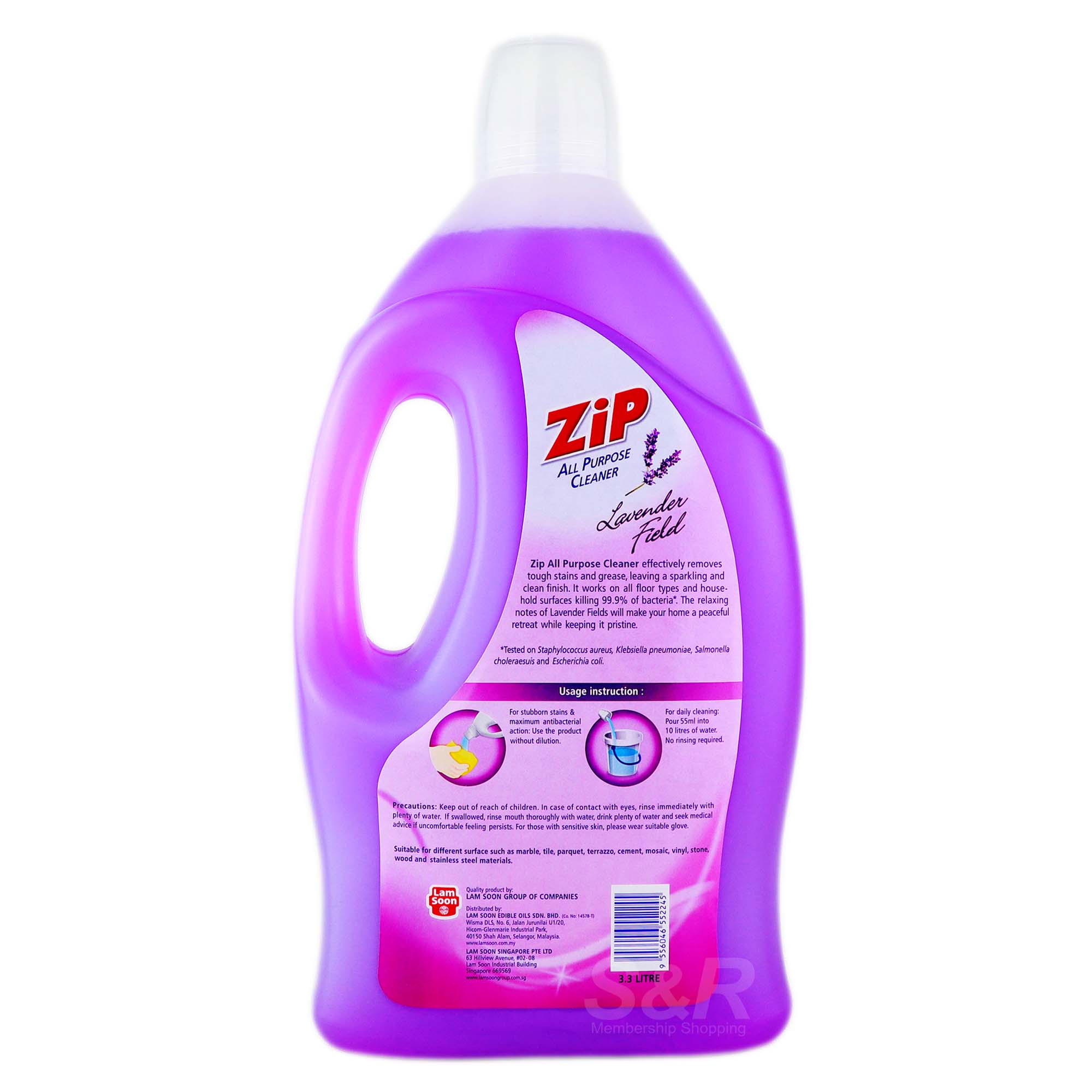 Zip All Purpose Cleaner Lavender 3.3L