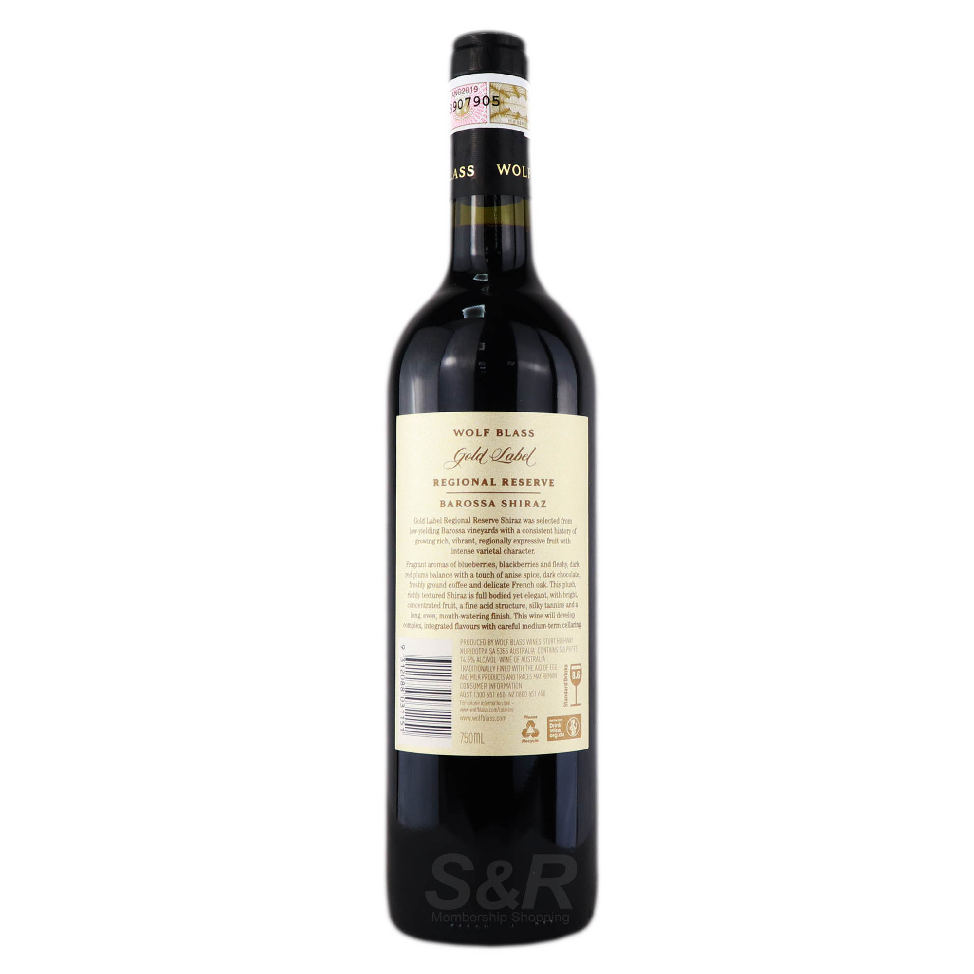 Wolf Blass Gold Label