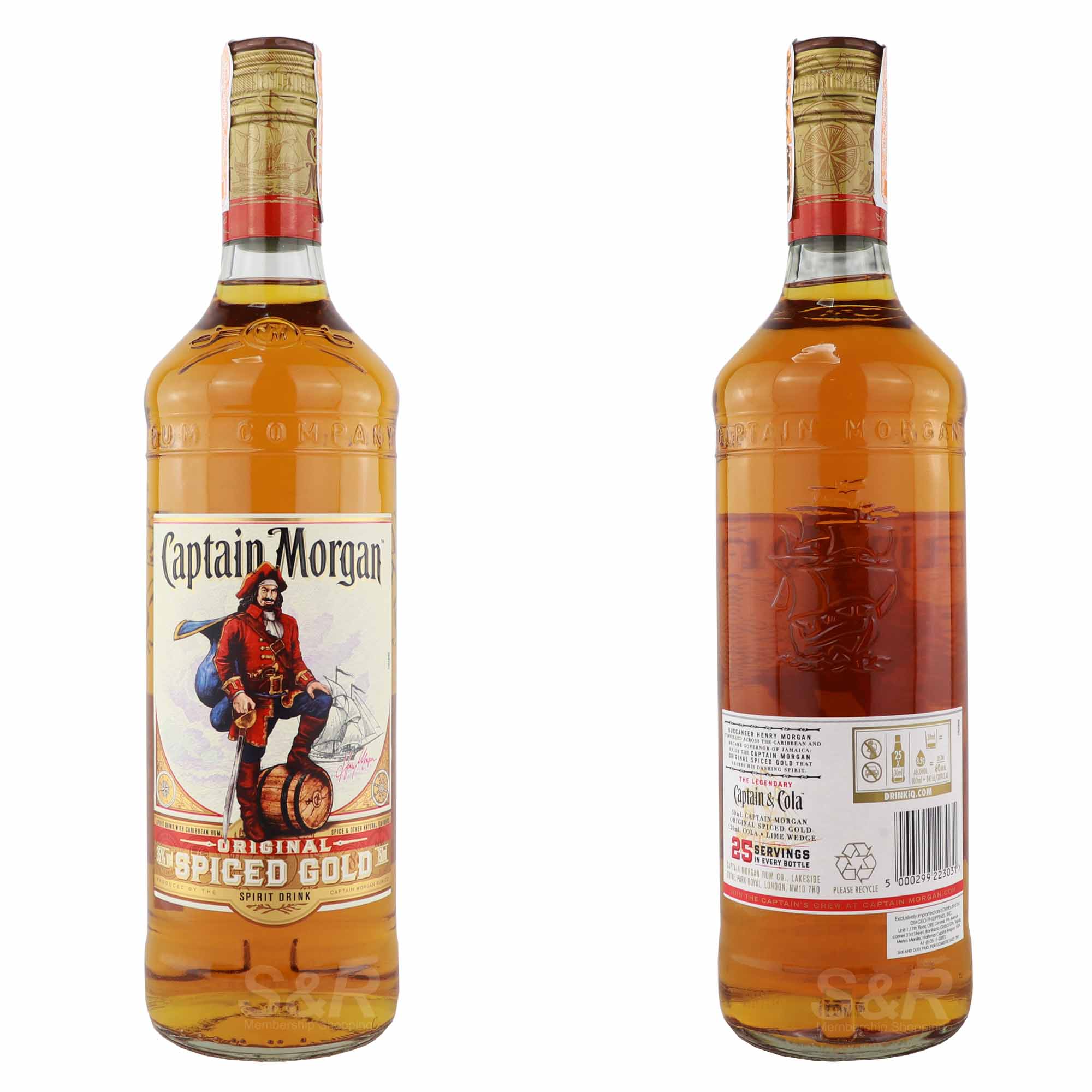 Captain Morgan Spiced Gold Rum
