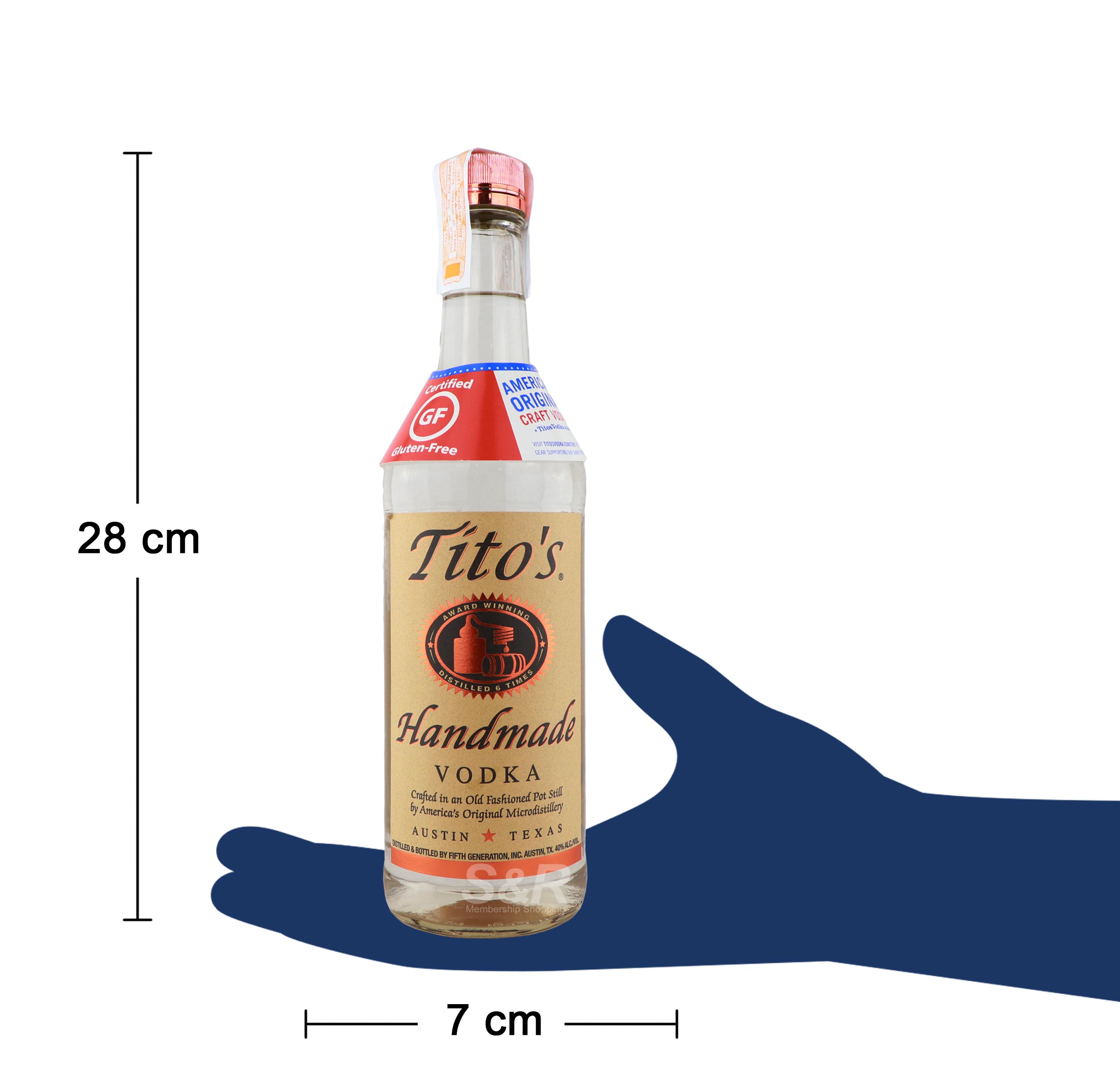 Tito S Handmade Vodka 750ml