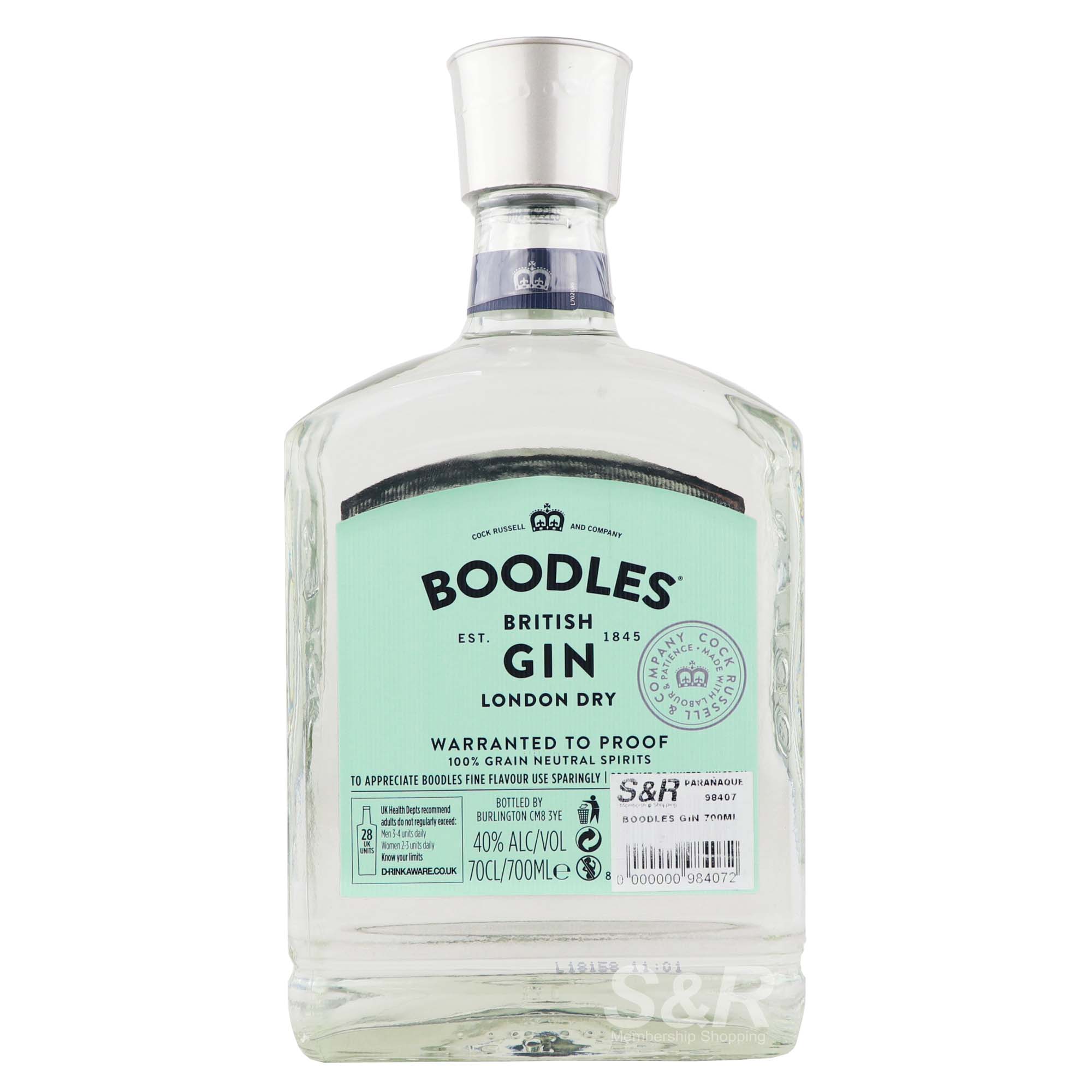 Boodles Dry Gin