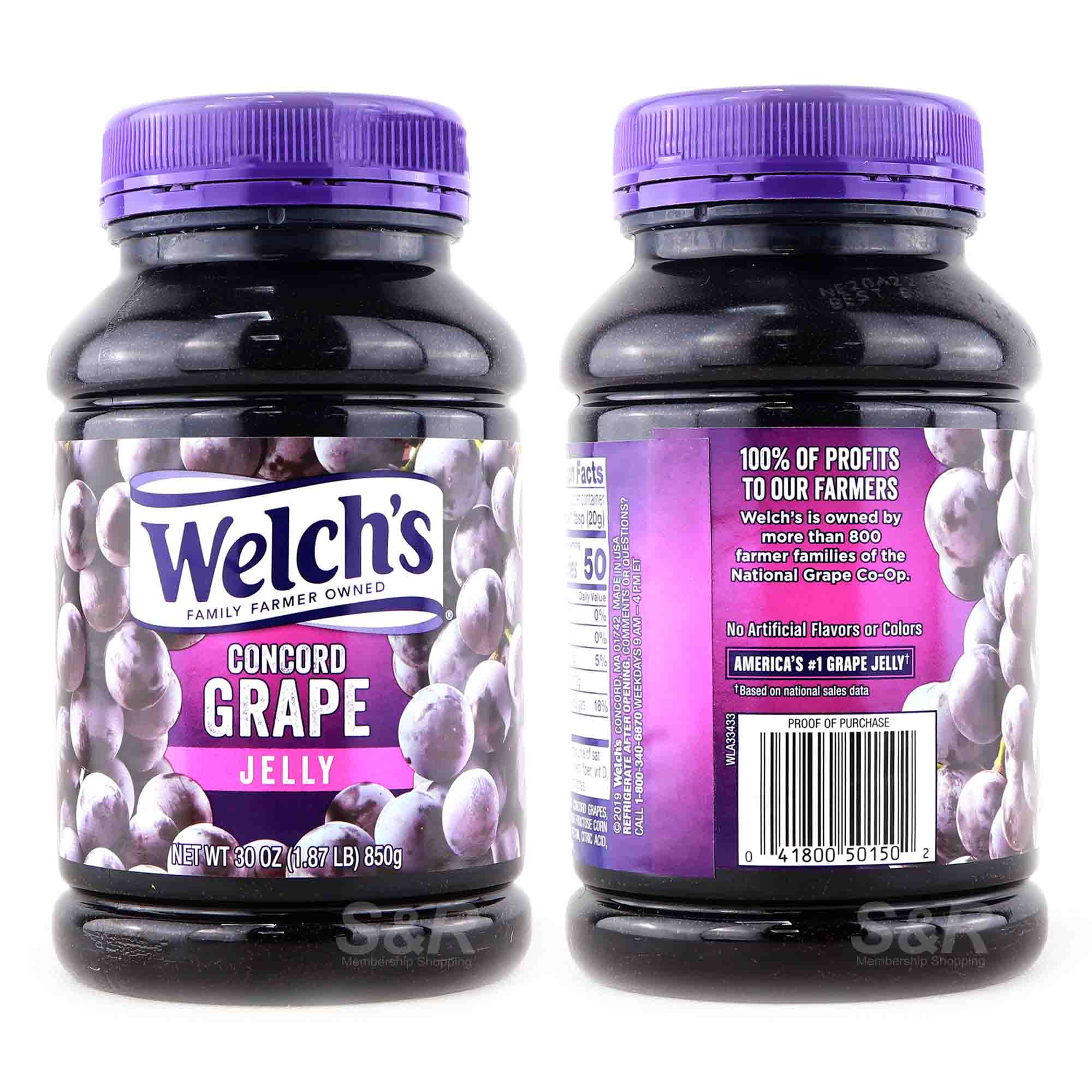 Welch's Concord Grape Jelly 850g