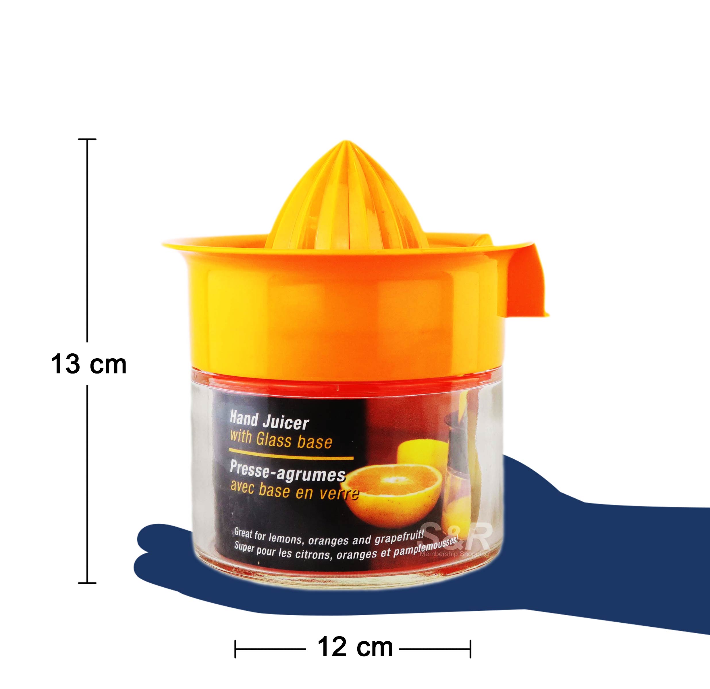 Ecoware, Phil's Hand Juicer with Glass Base 1pc