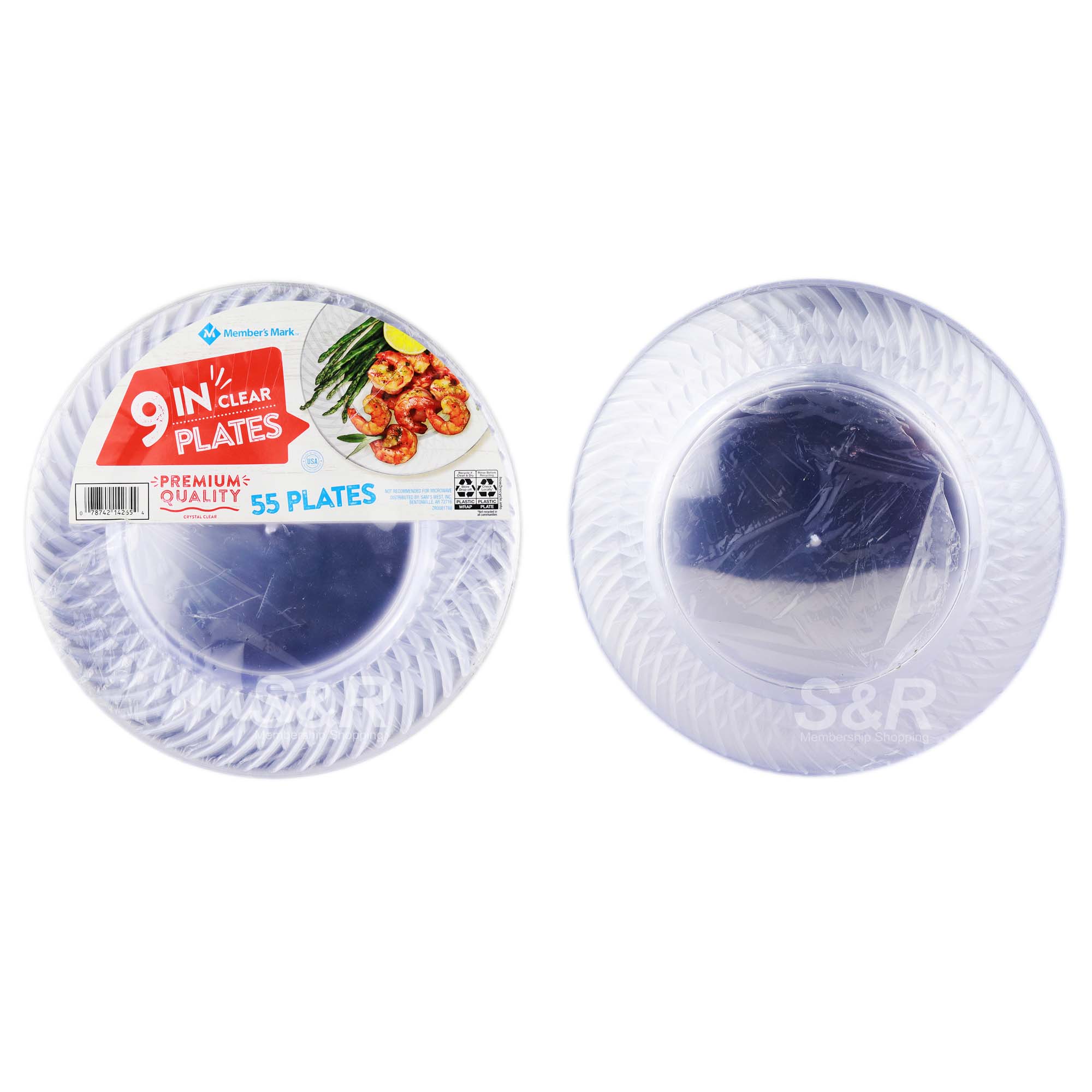 Member's Mark Clear Plates