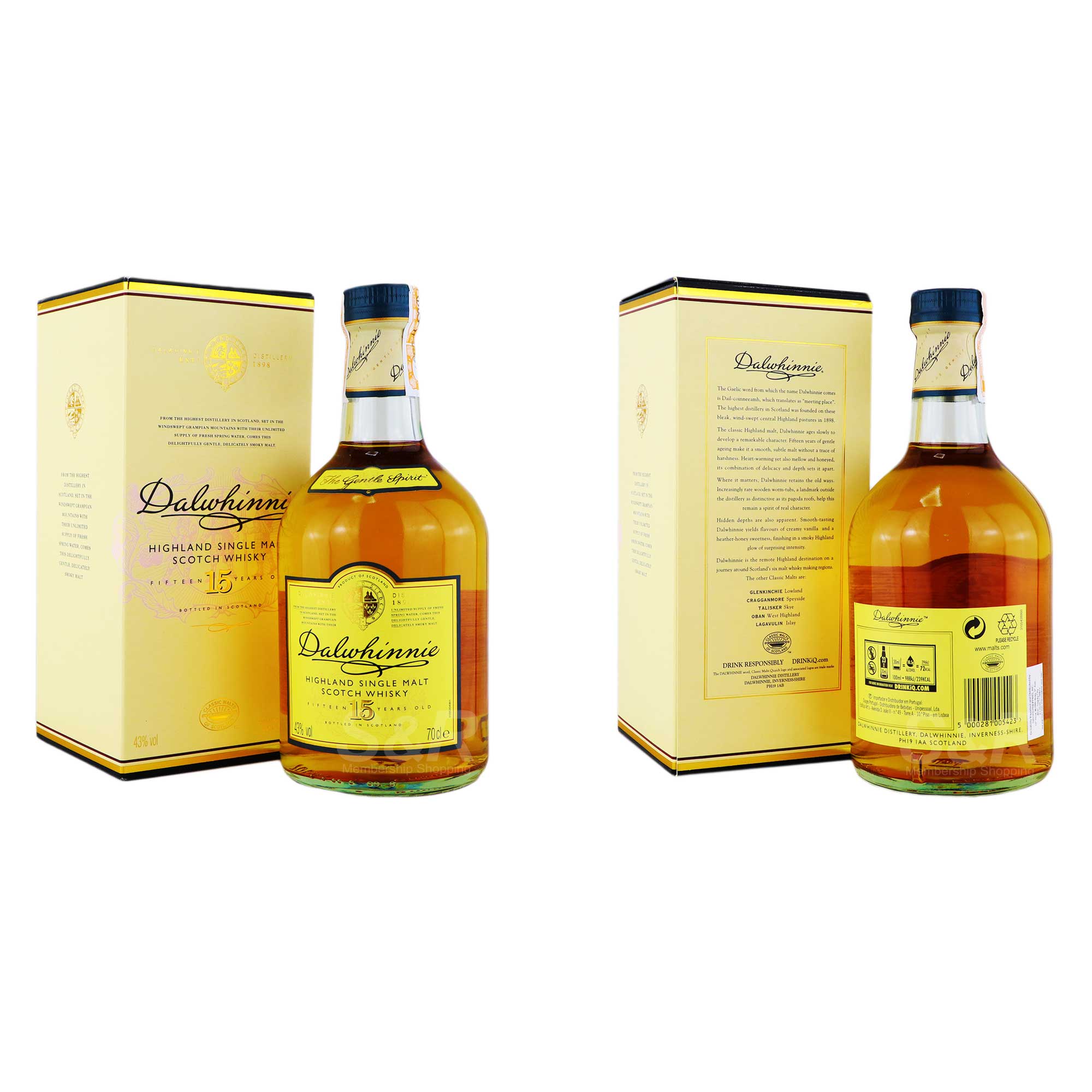 Dalwhinnie 15 YO Highland