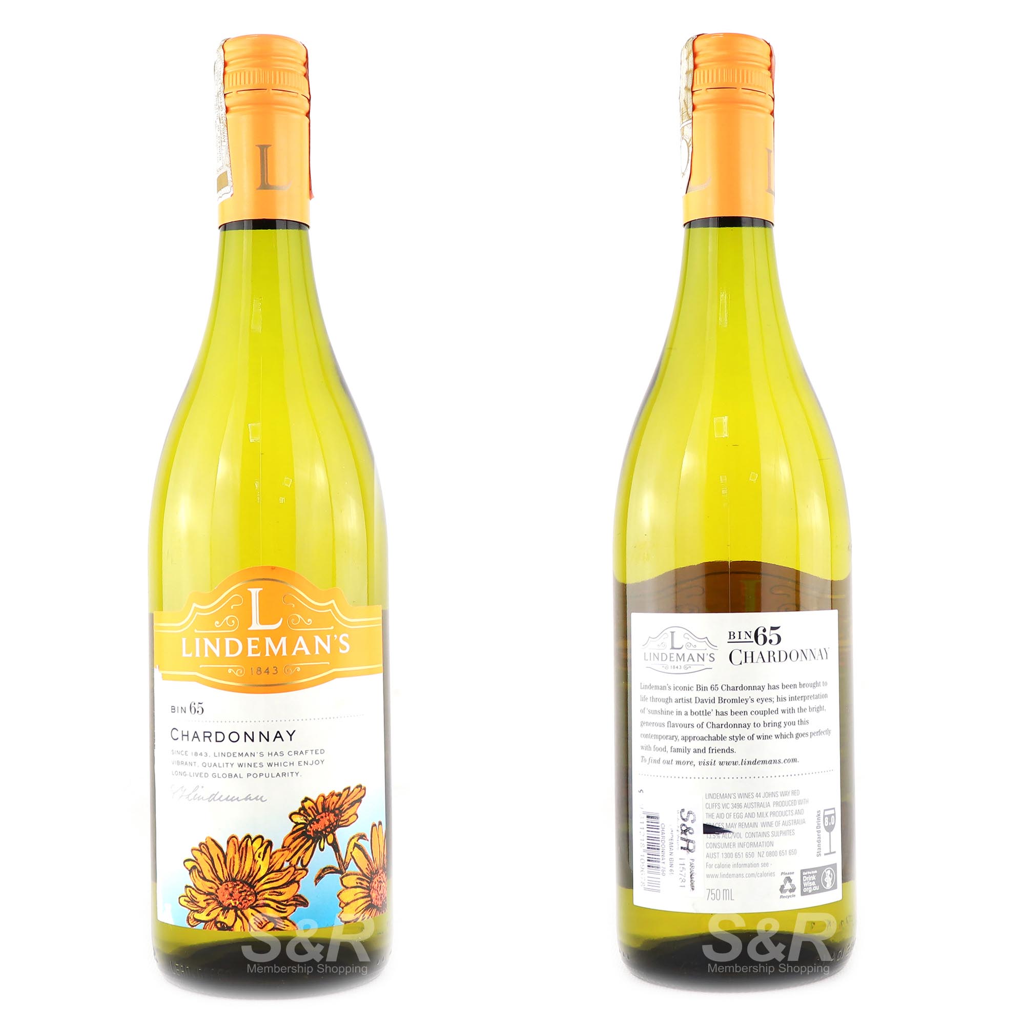 Lindeman's Bin 65 Chardonnay 750mL