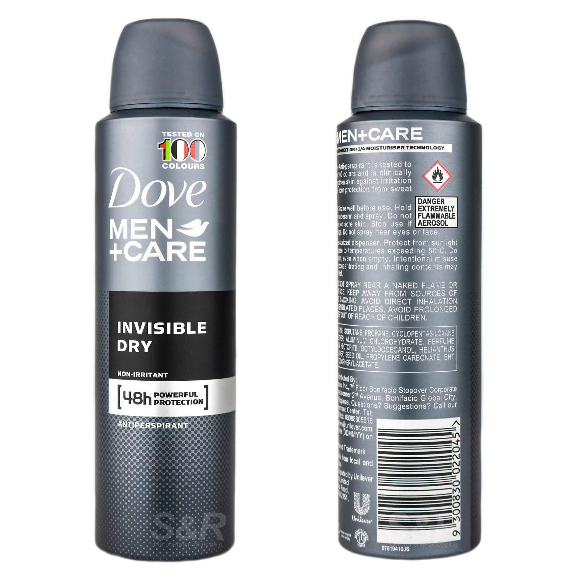 Dove Men + Care Invisible Dry Deodorant Spray 150mL
