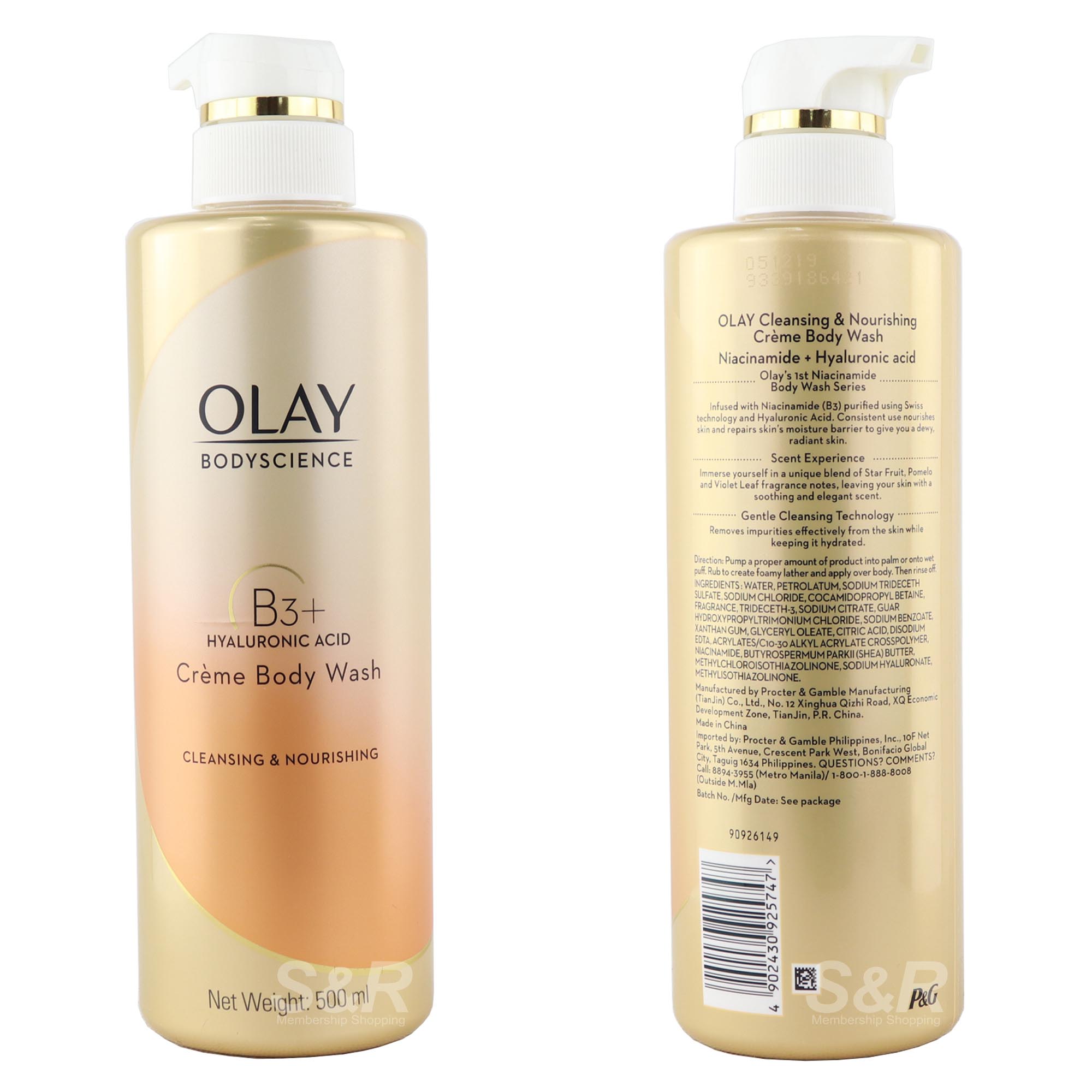 Olay Bodyscience Crème Cleansing & Nourishing
