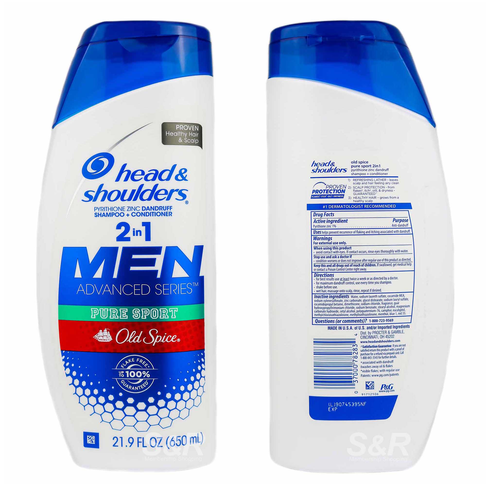 Head & Shoulders Men 2 in 1 Shampoo & Conditioner