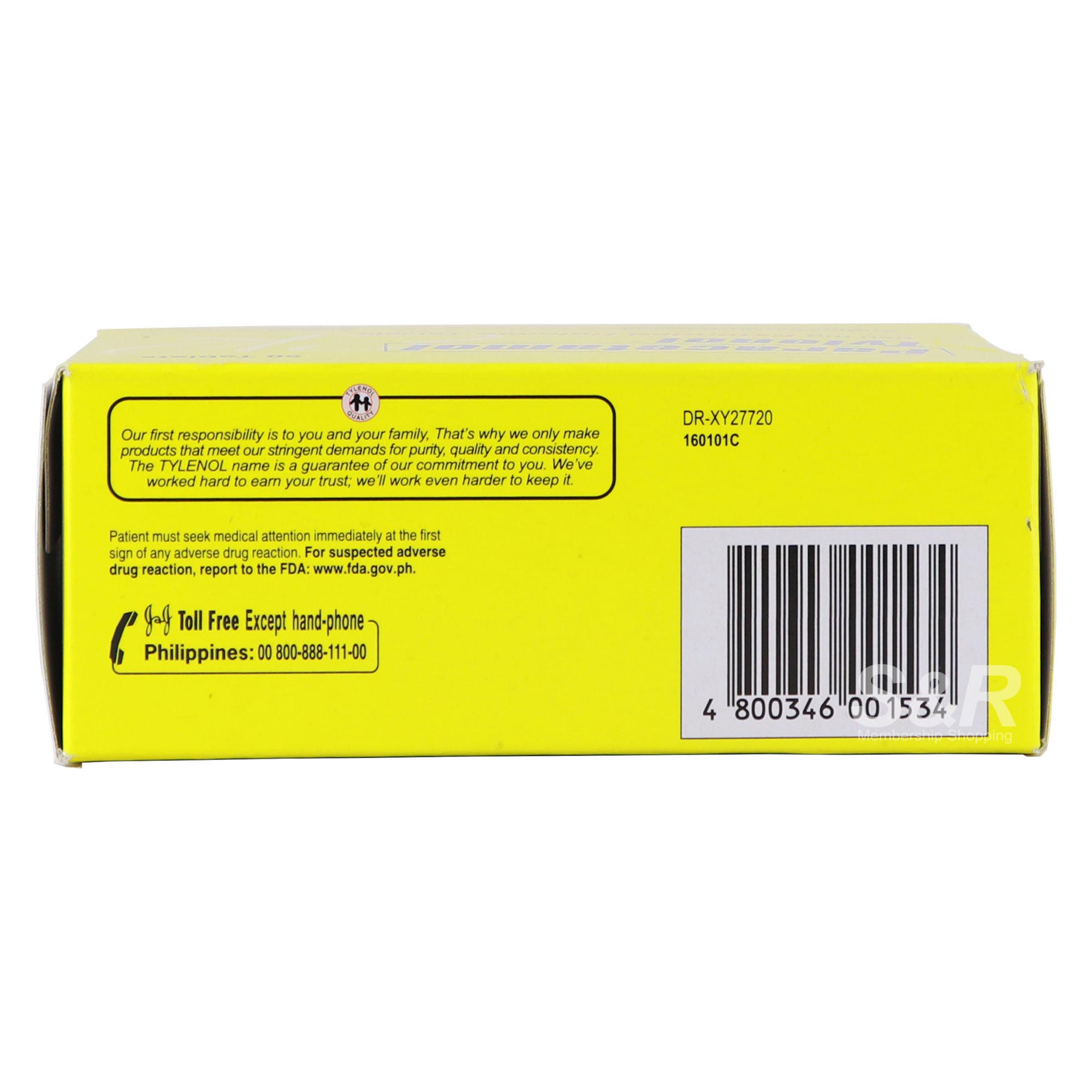 Tylenol Extended Release Tablets 650mg 50 tablets