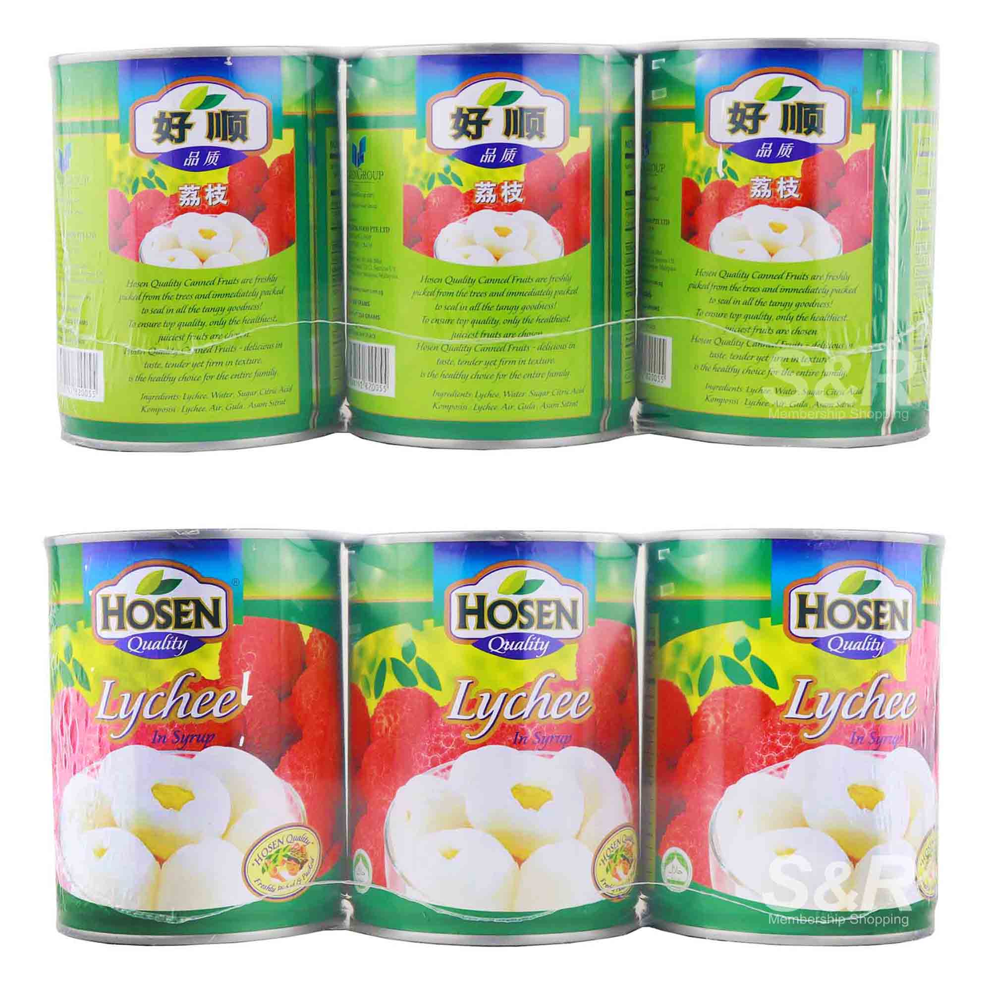 Hosen Lychee in Syrup