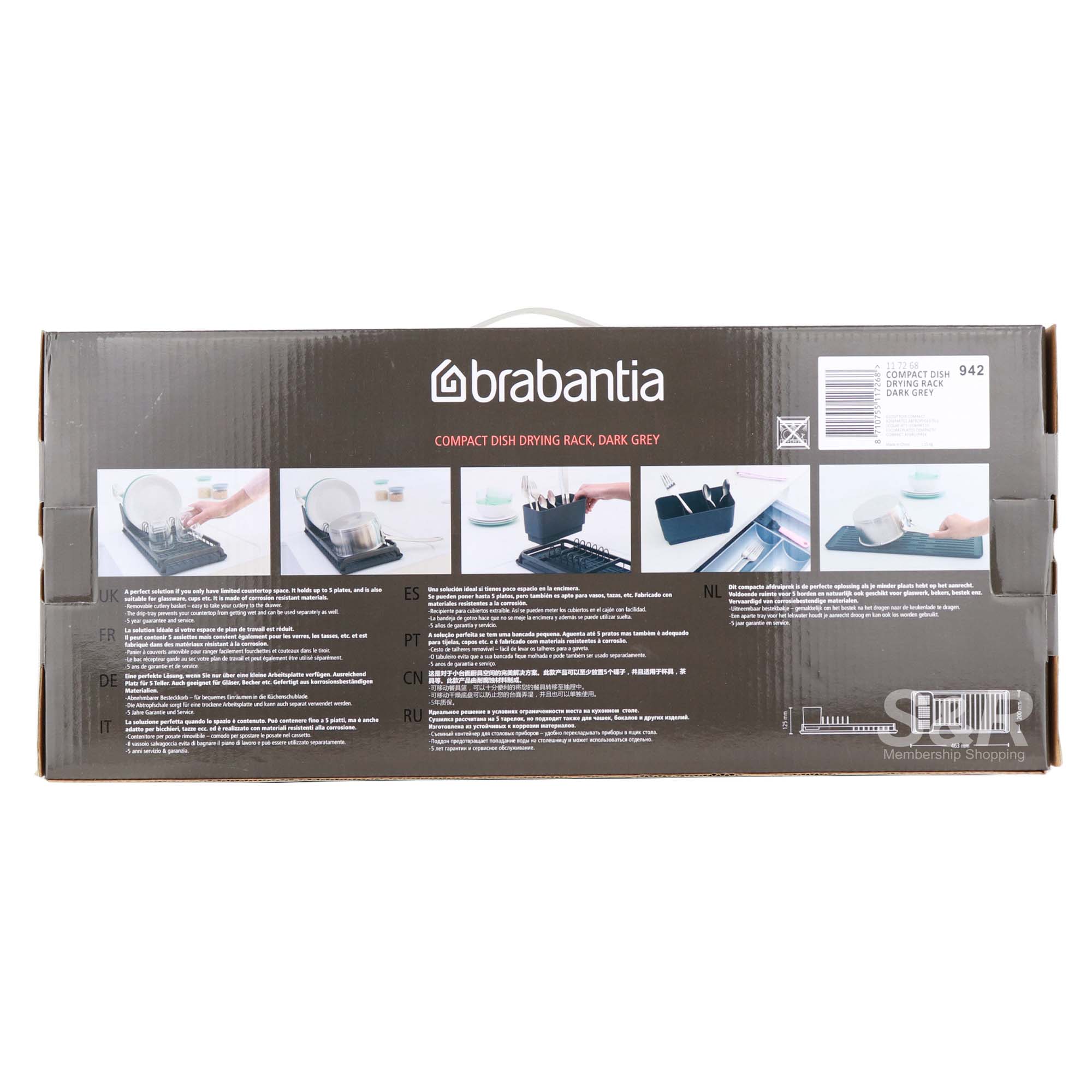 Brabantia Compact Dish Drying Rack