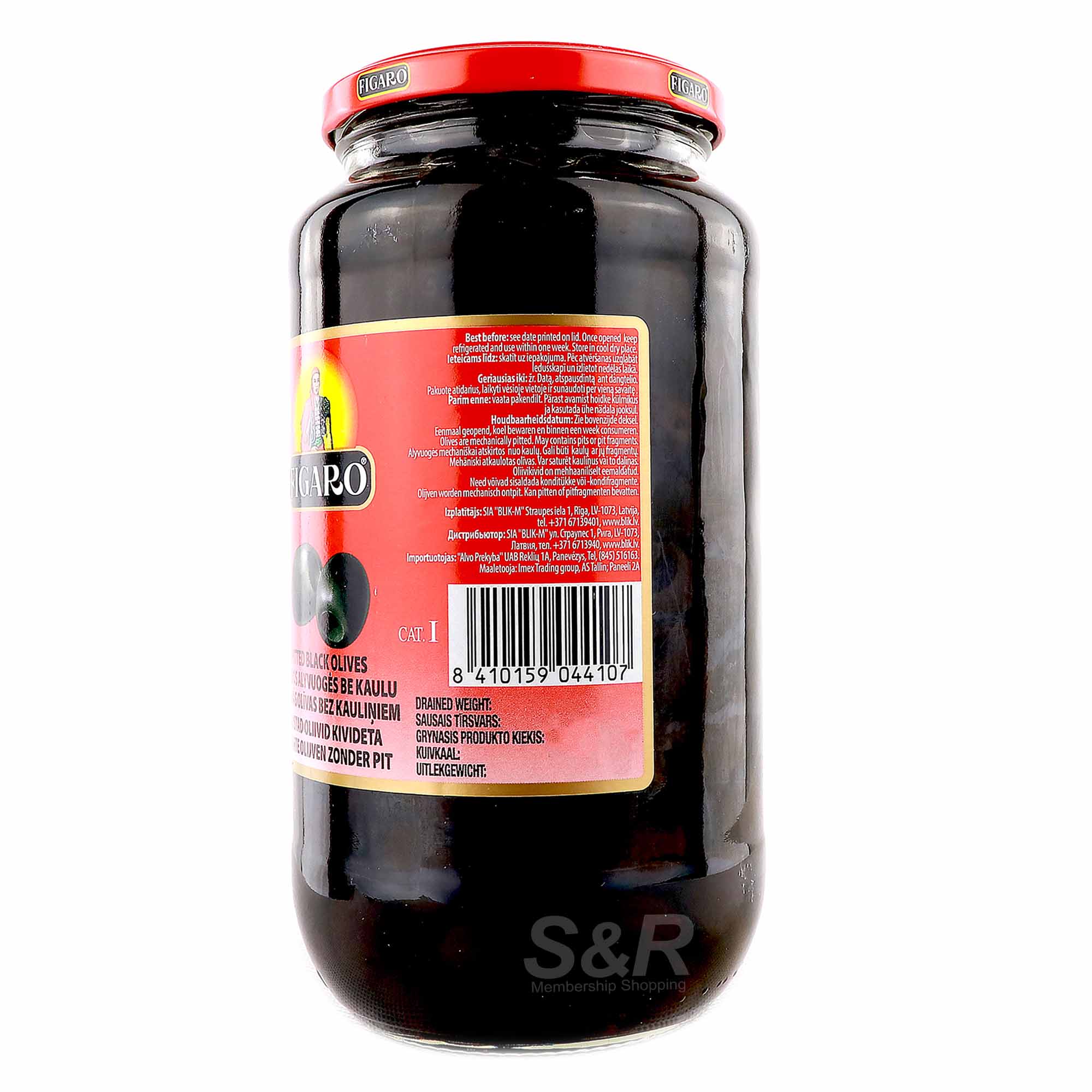 Figaro Pitted Black Olives