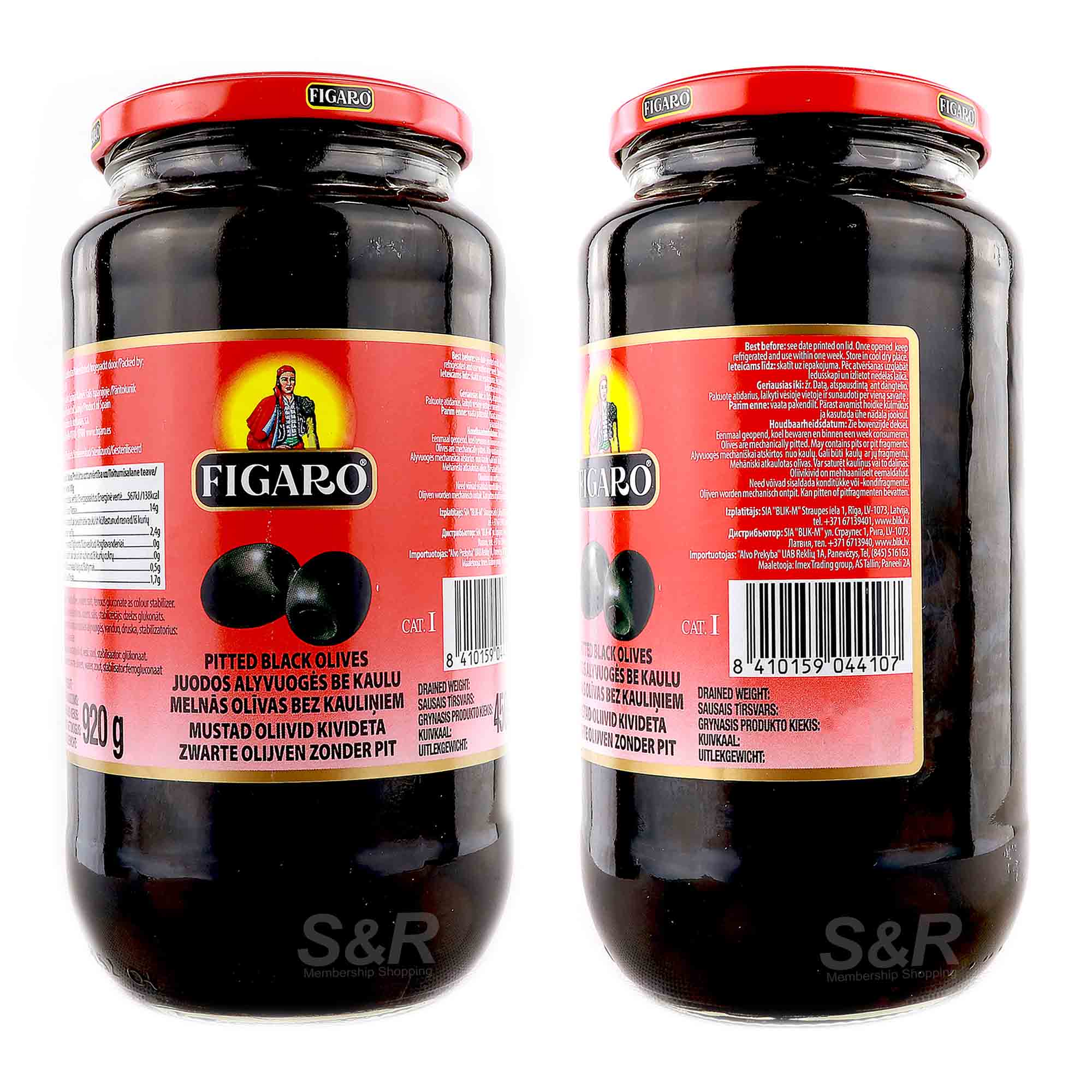 Figaro Pitted Black Olives
