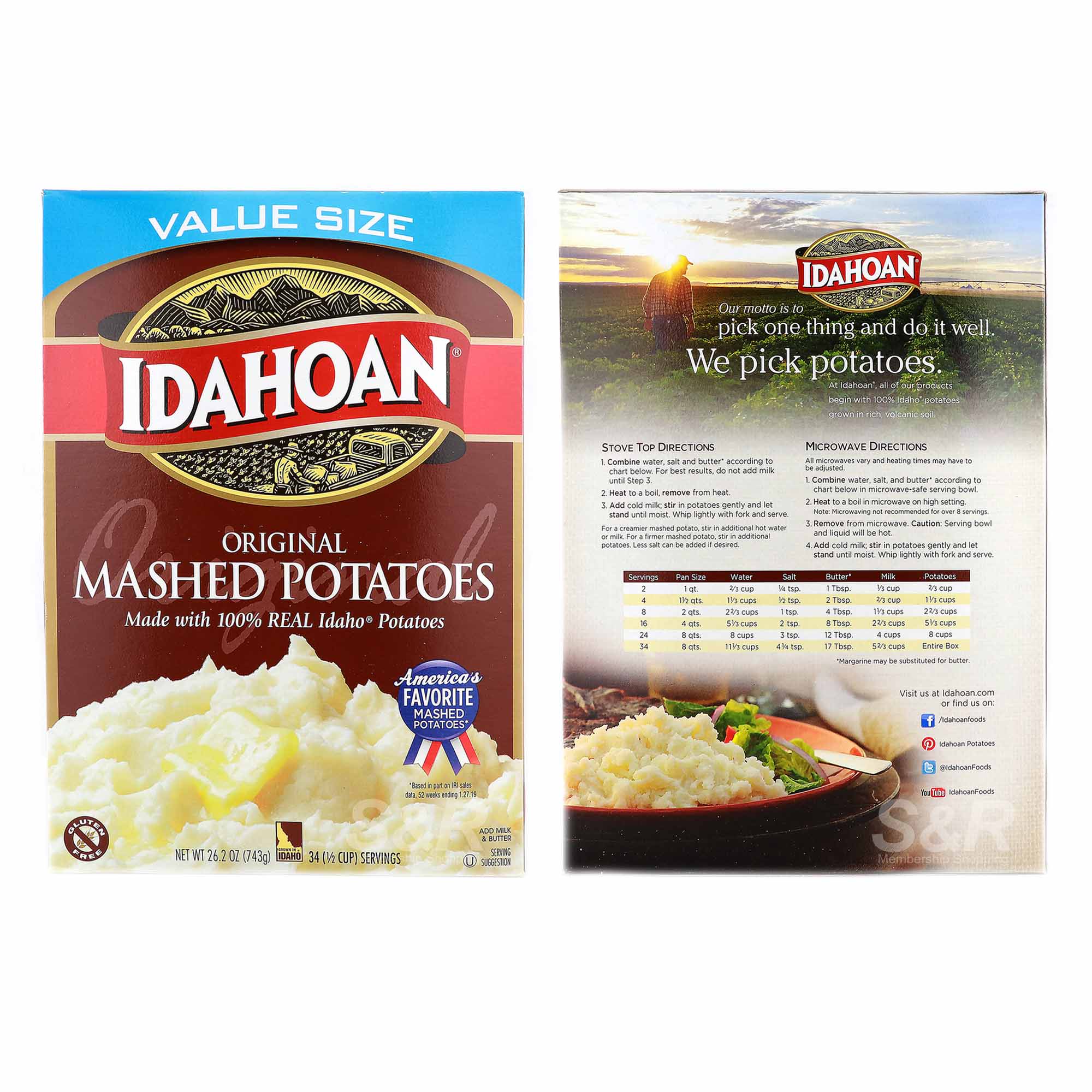 Idahoan Original Mashed Potatoes