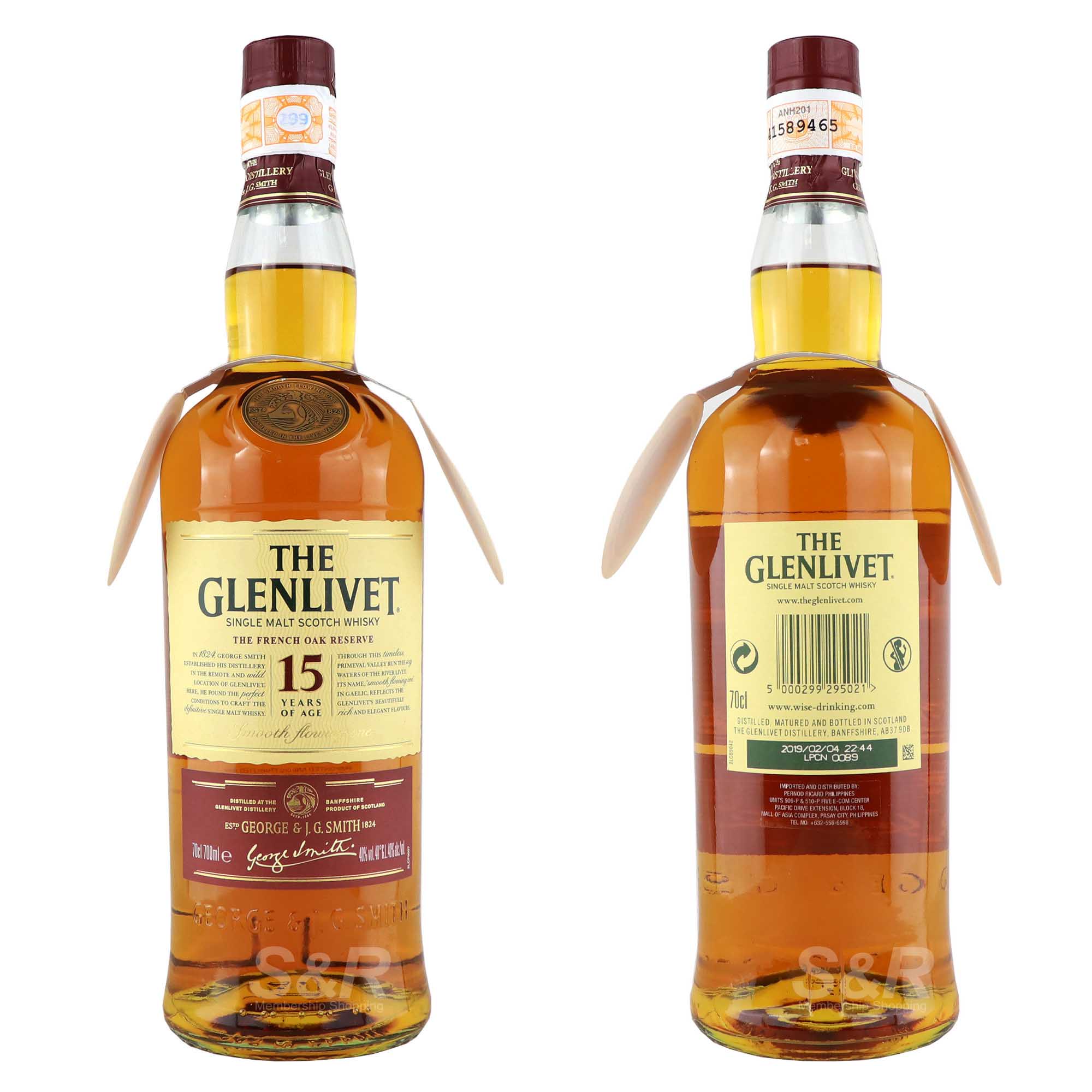 The Glenlivet 15 YO Single Malt