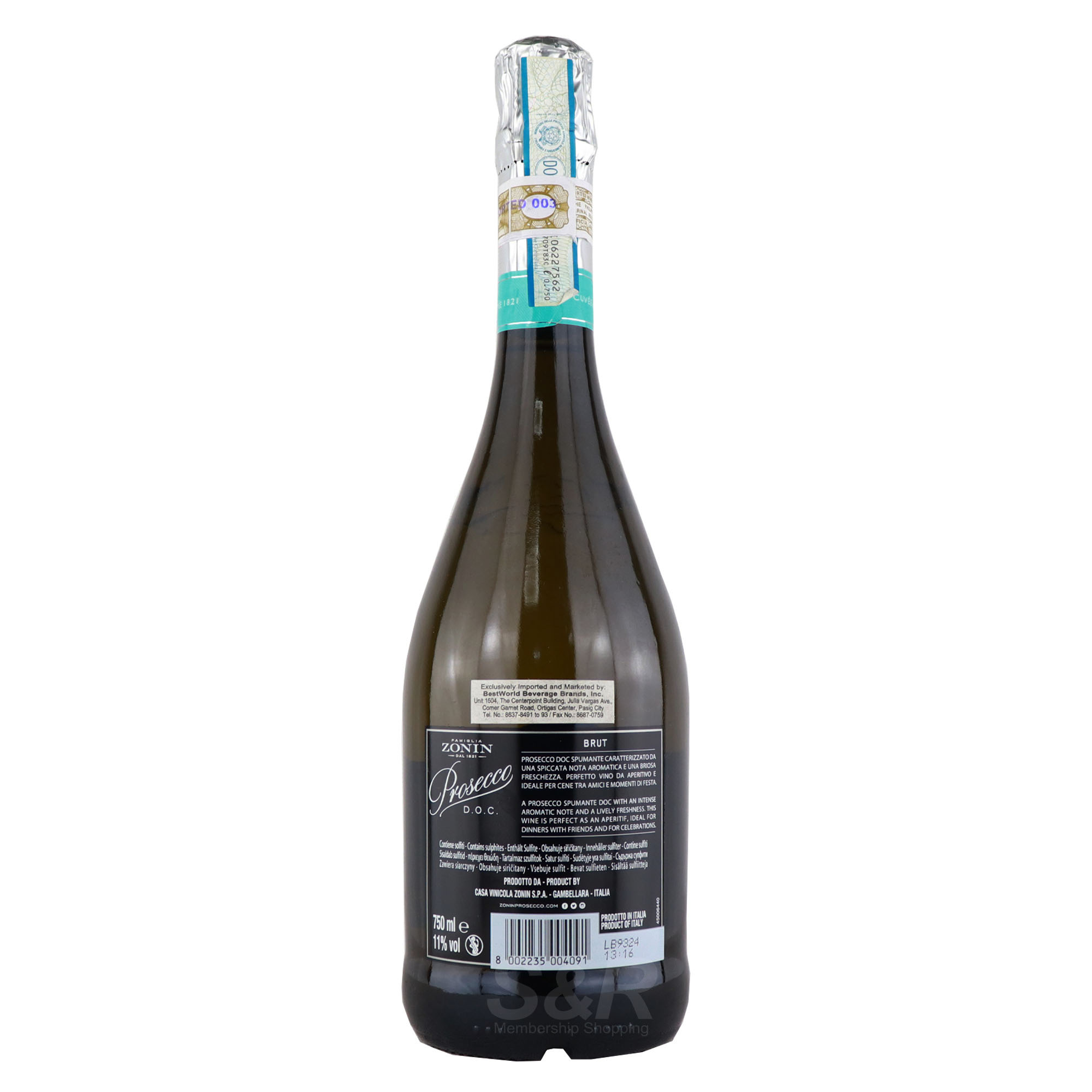 Famiglia Zonin Zonin Prosecco